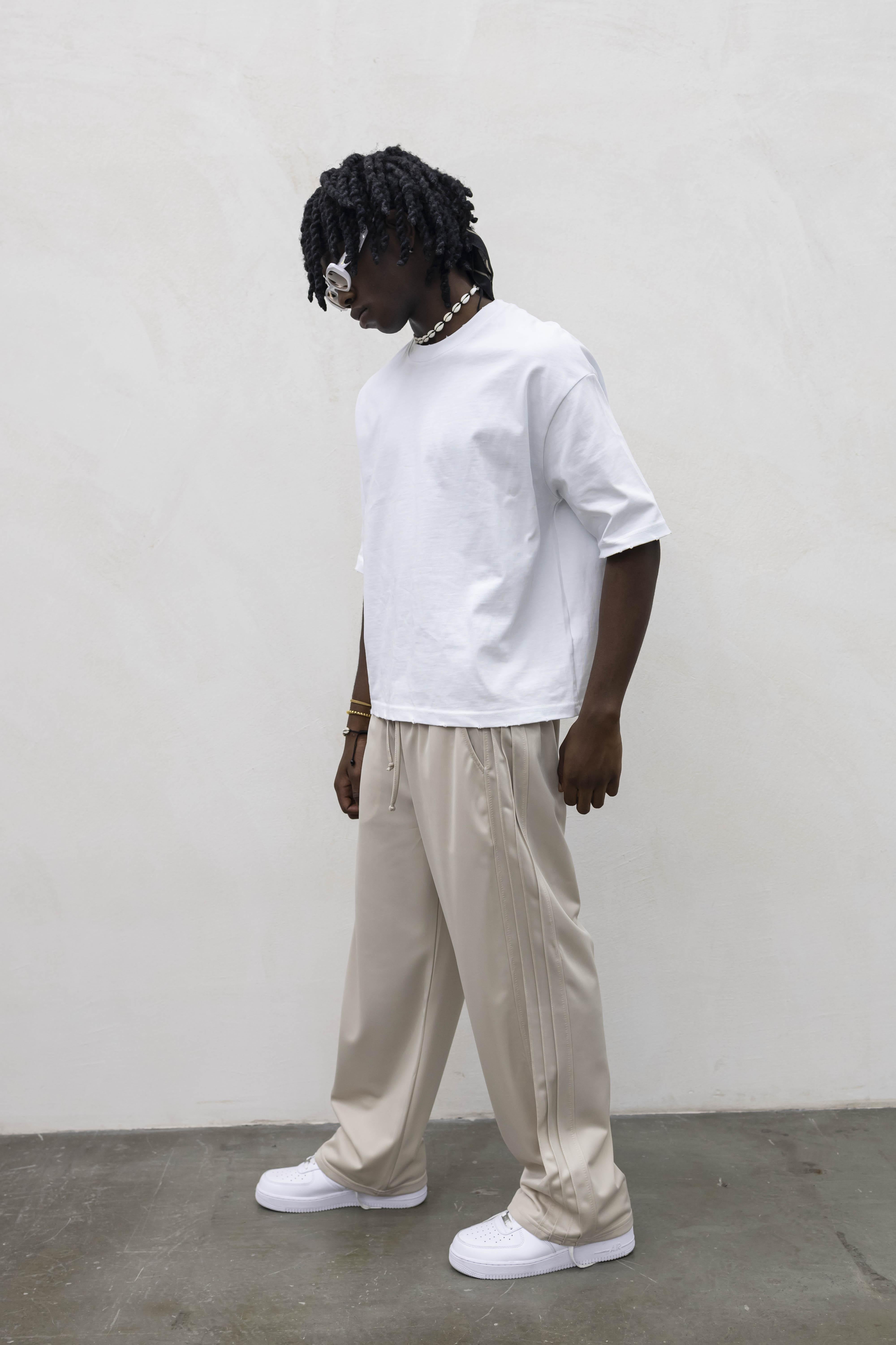Present Day pantalone beige acetato