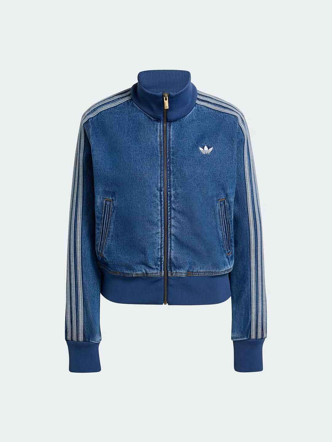 Adidas Firebird felpa in jeans