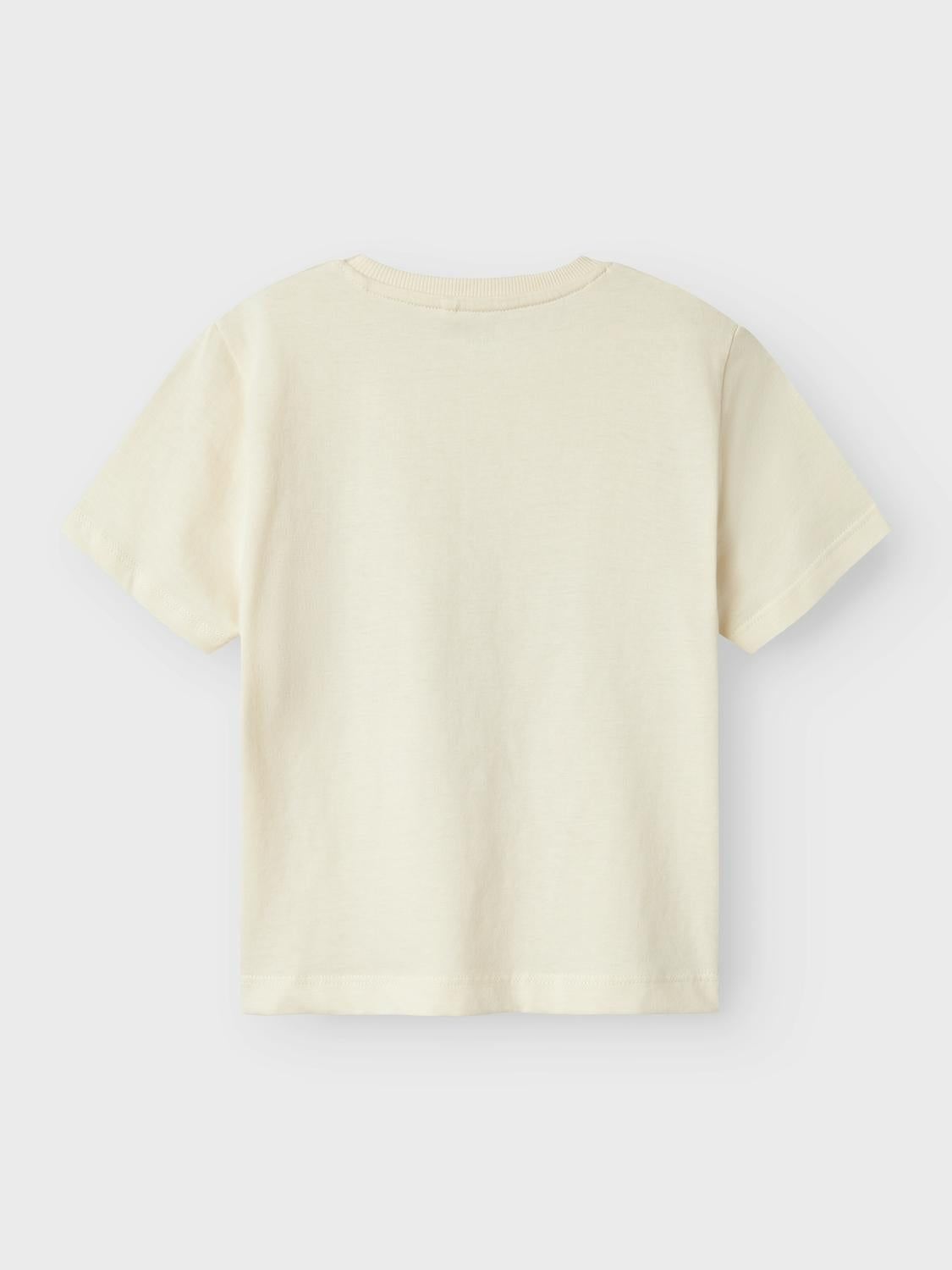 Name It t-shirt kids beige con dinosauro