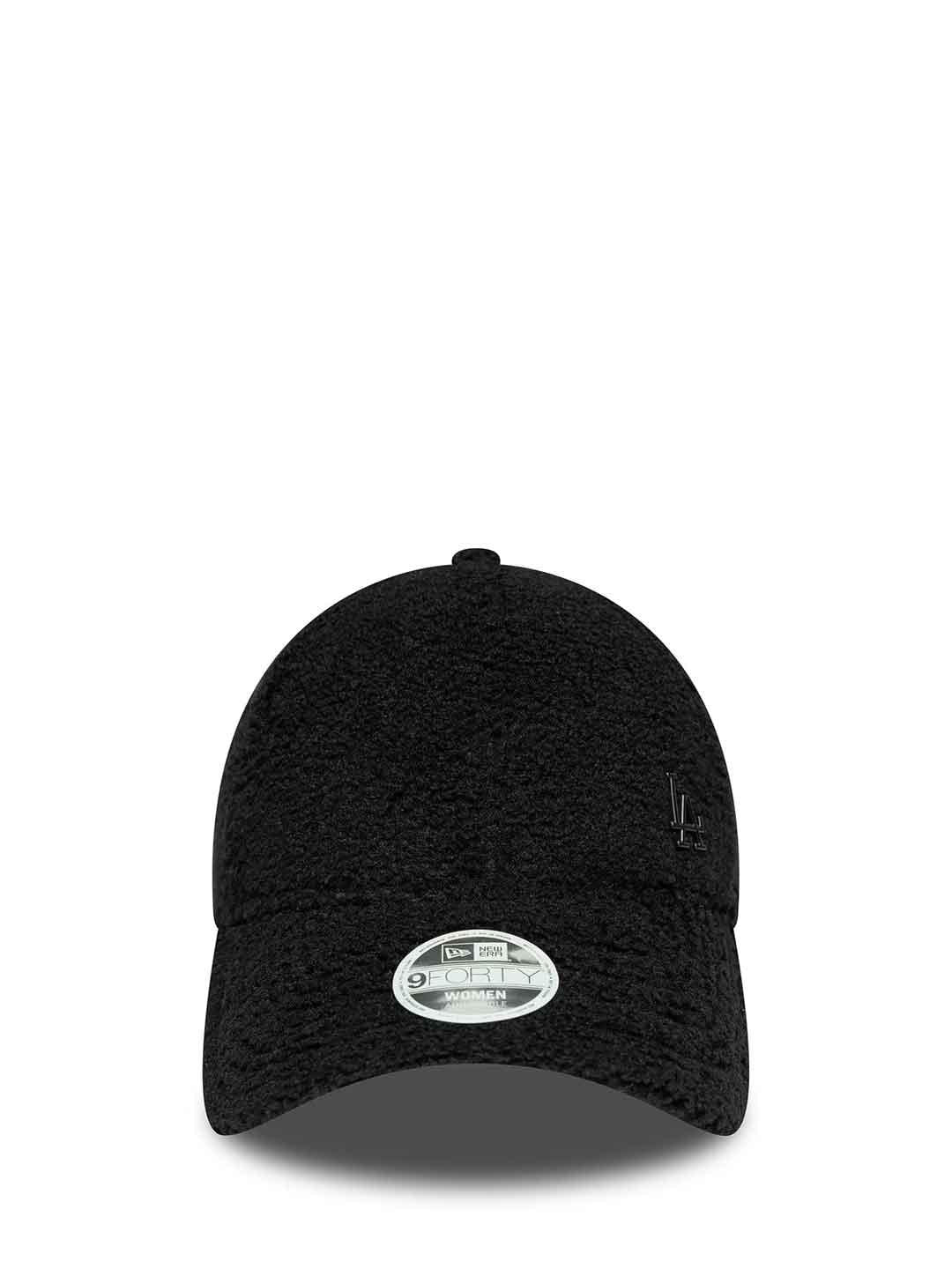 New Era 9FORTY cappello nero in teddy