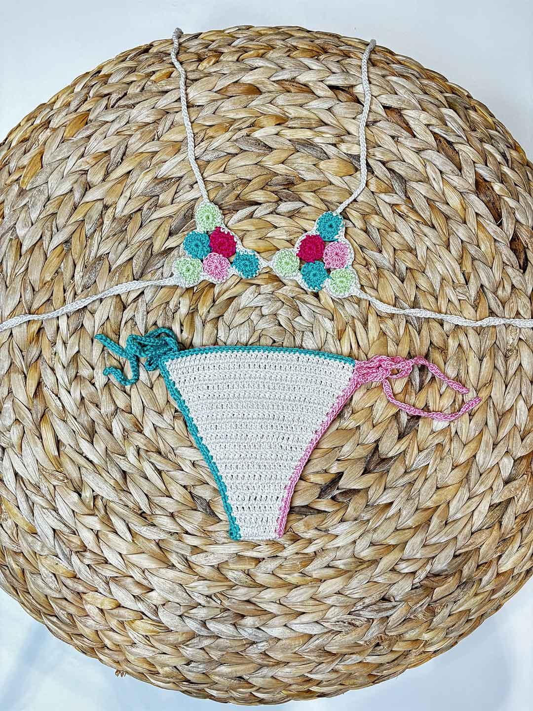 Island Coco costume kids panna triangolo