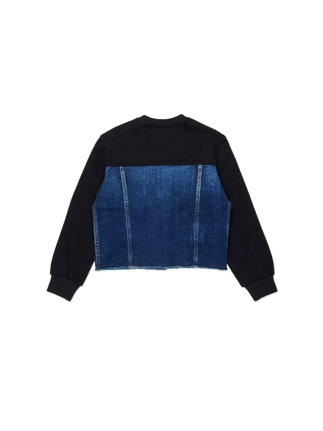 Dsquared 2 felpa kids nero e in jeans