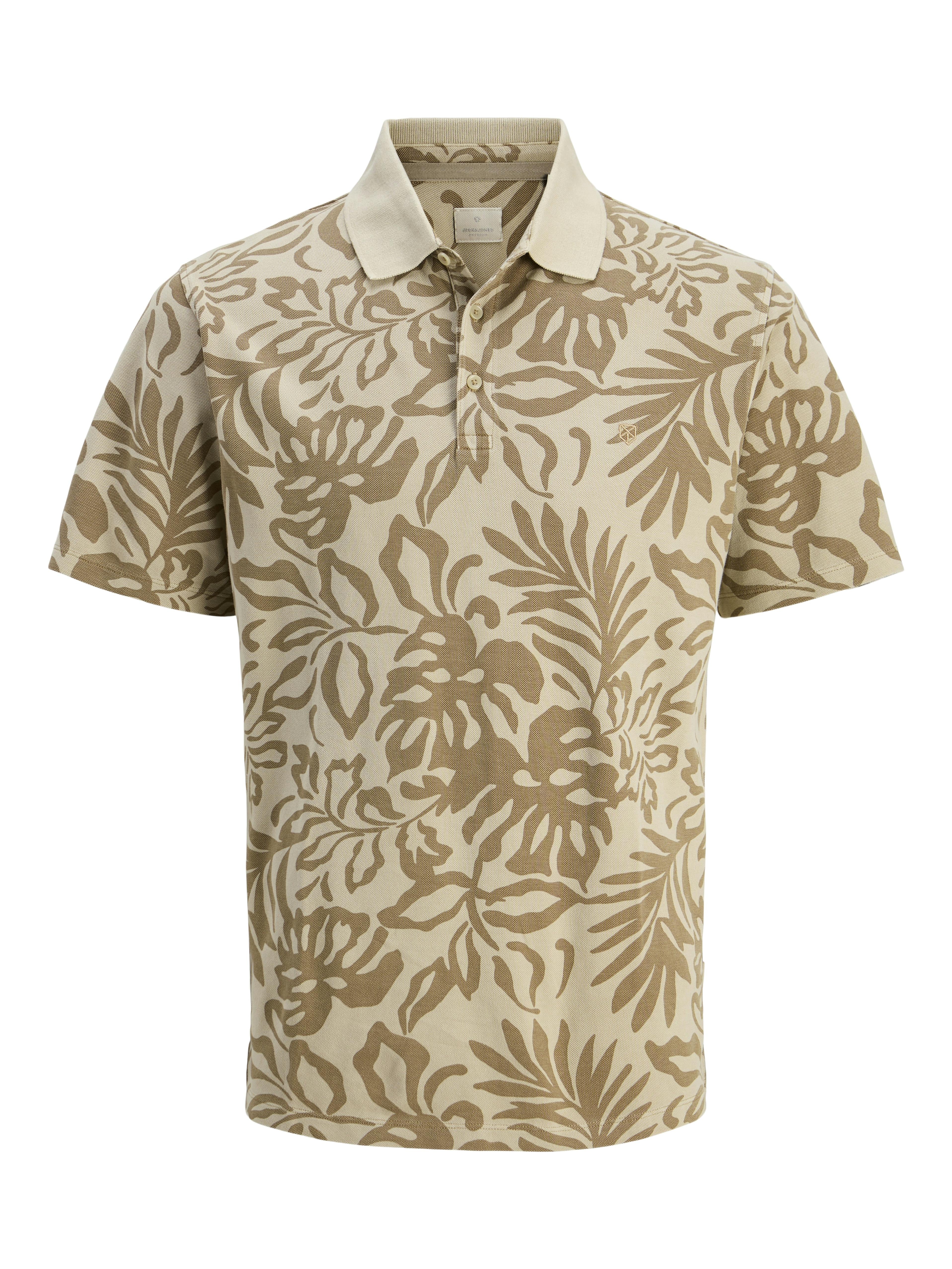Jack & Jones polo beige a fantasia