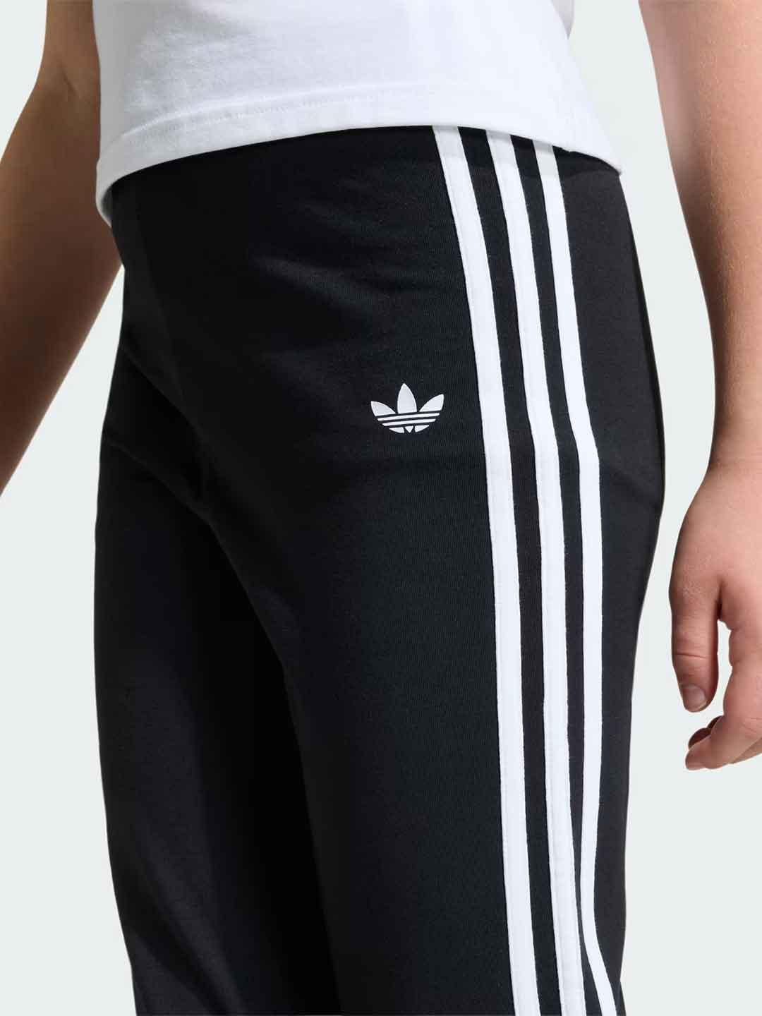 Adidas Flared leggings kids nero a zampa