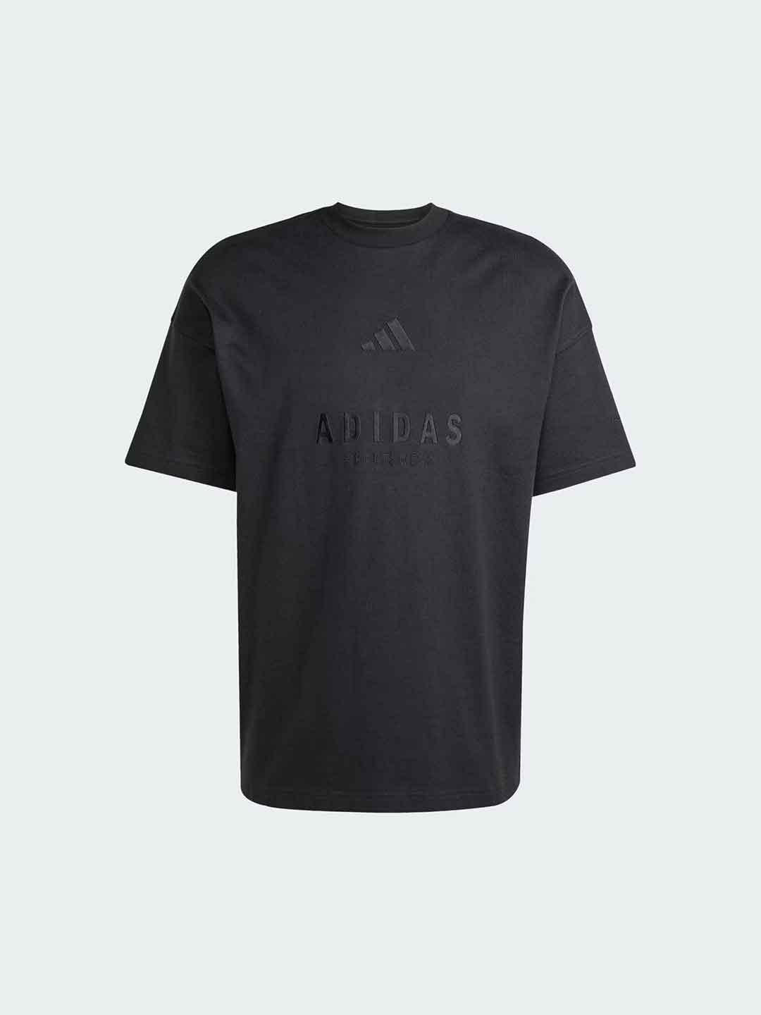 Adidas t-shirt nero con grafica