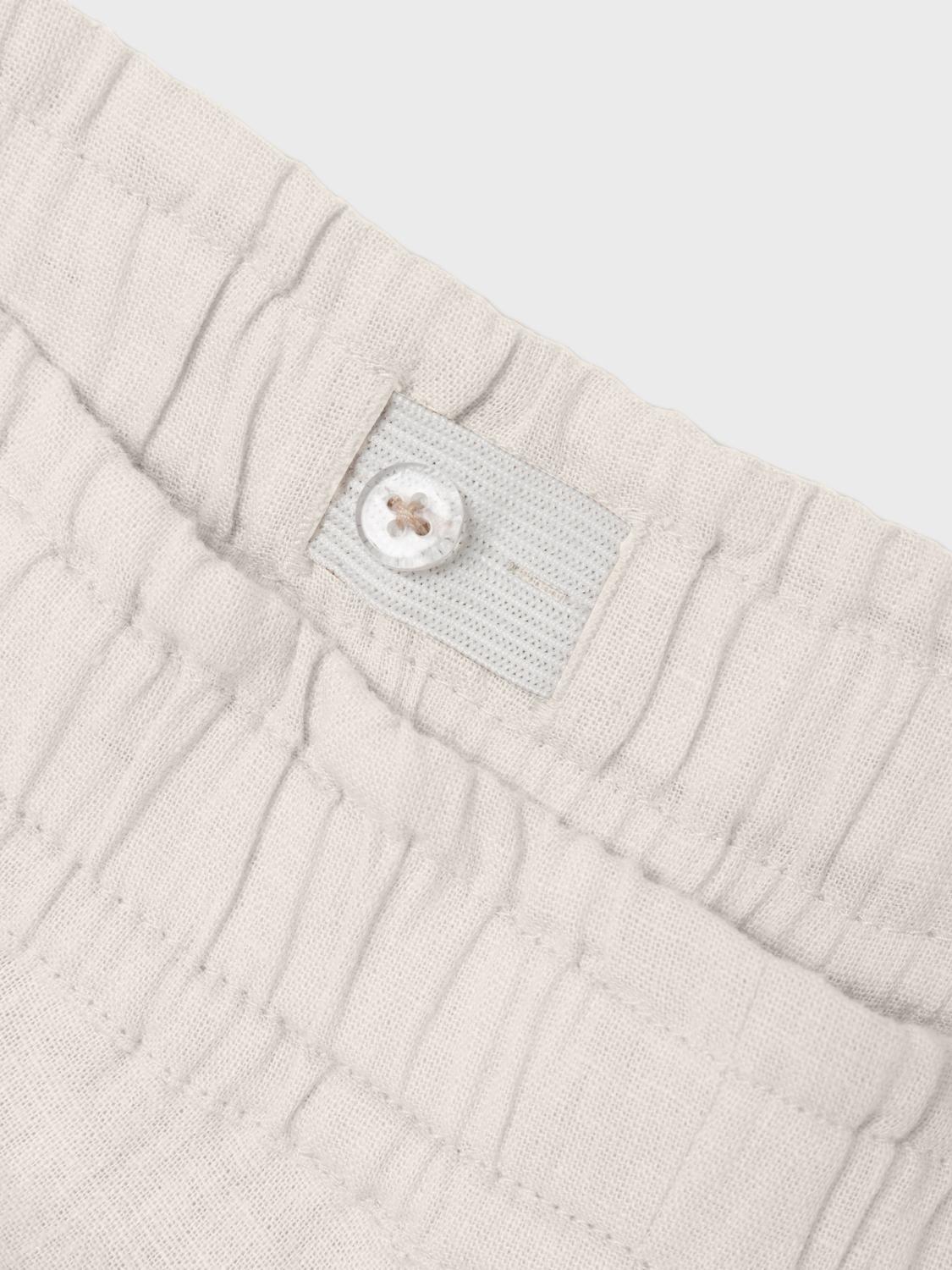 Name It pantaloni kids bianco fondo ampio
