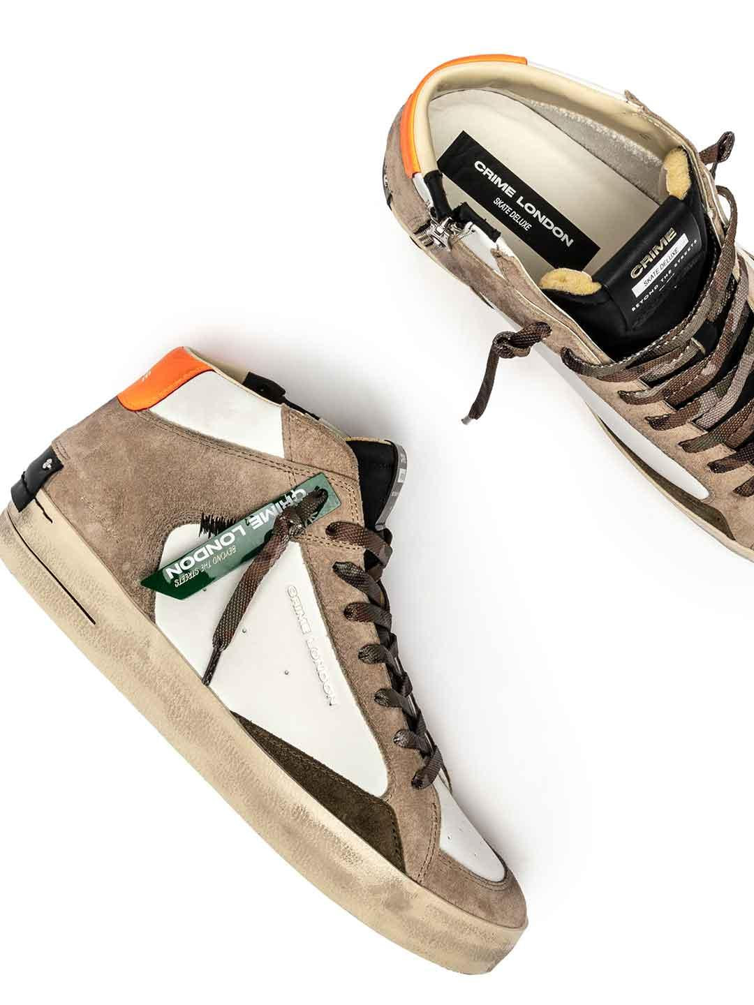 Crime Sk8 Deluxe Mid sneakers beige
