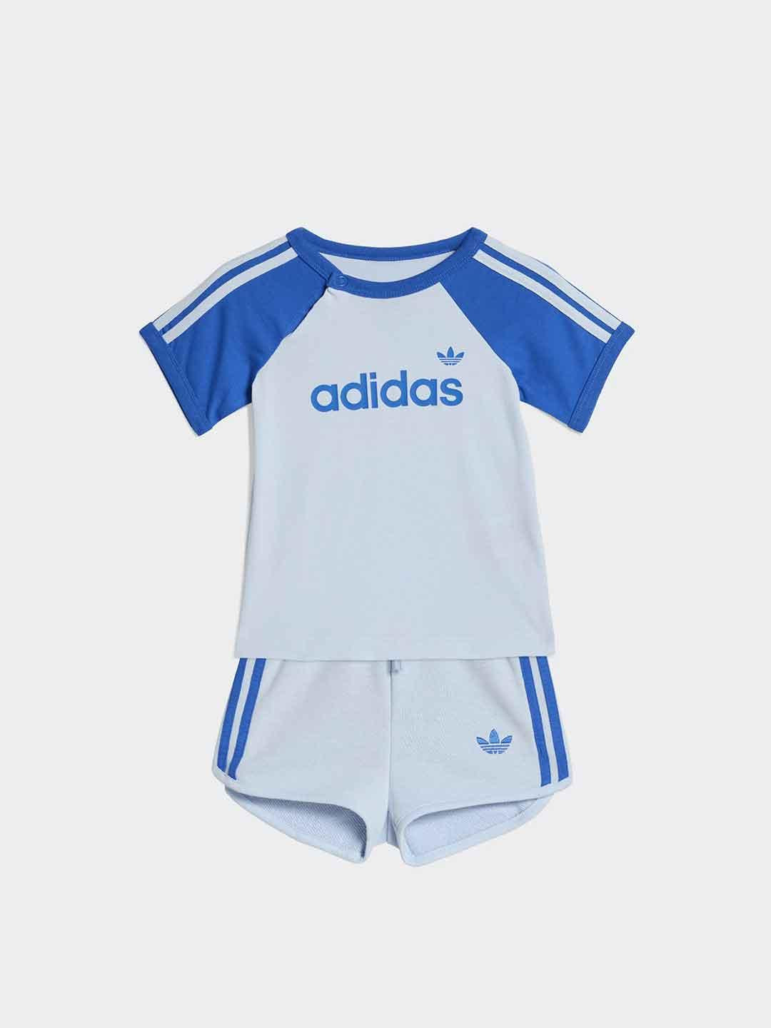 Adidas coordinato kids celeste