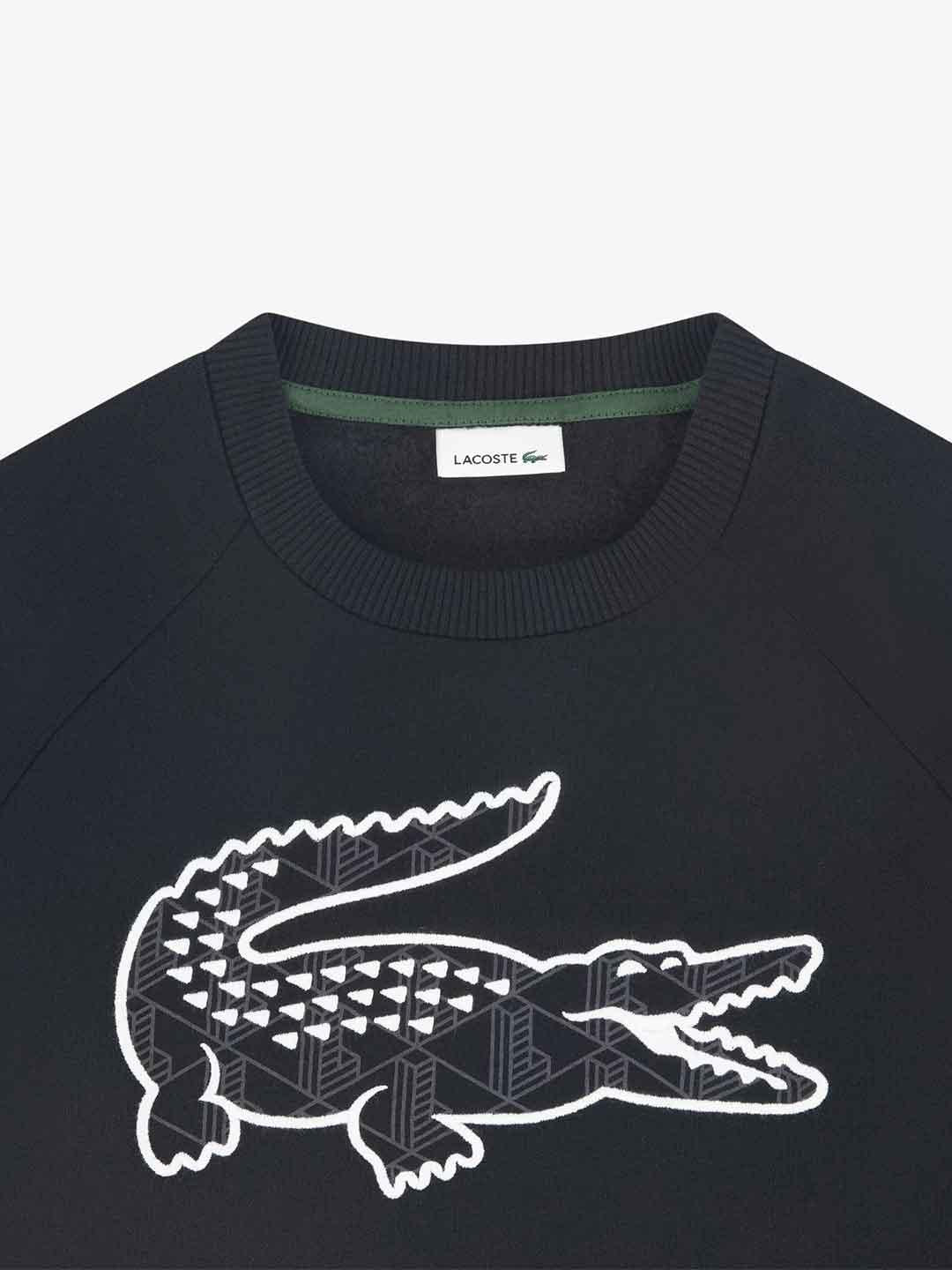 Lacoste felpa kids nero