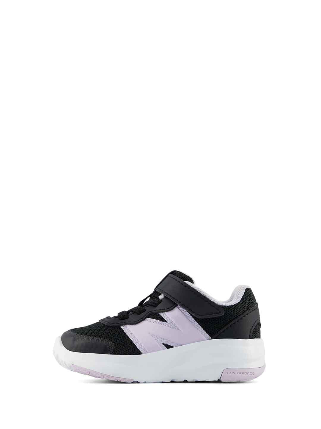 New Balance 578 sneakers kids nero con logo rosa