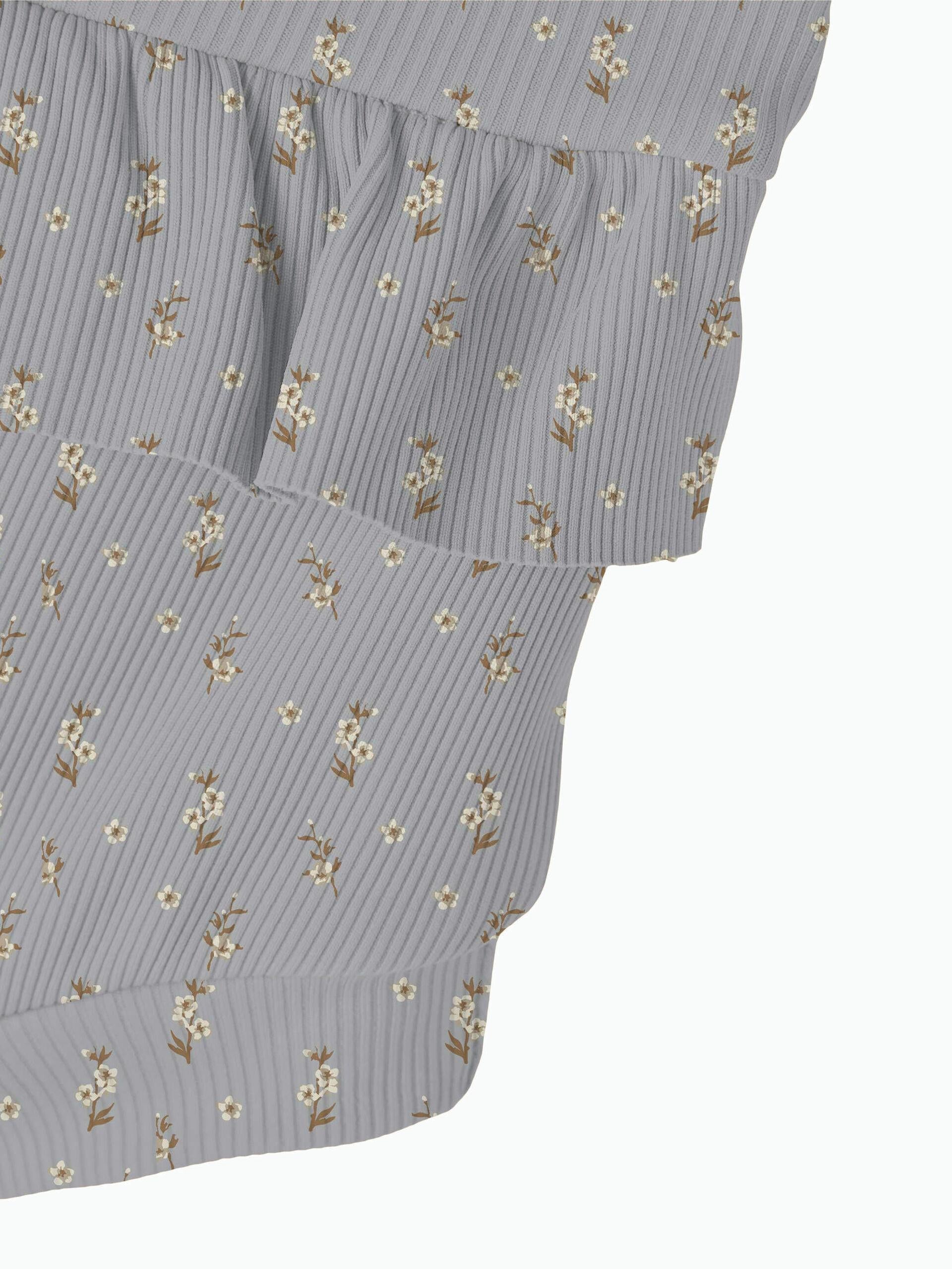 Lil'Atelier costume coulotte grigio neonati