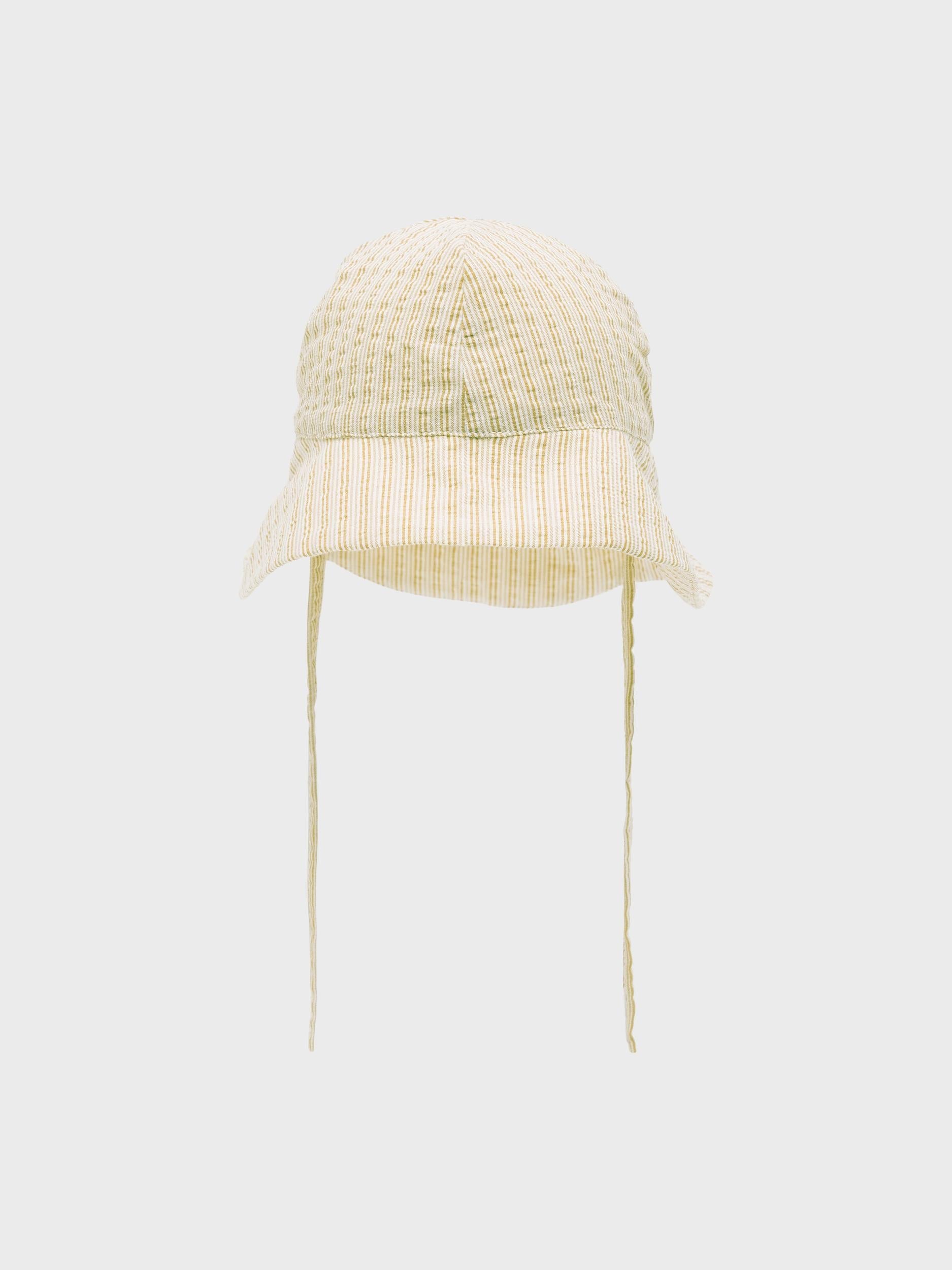 Name It Cappello da sole giallo a righe neonati