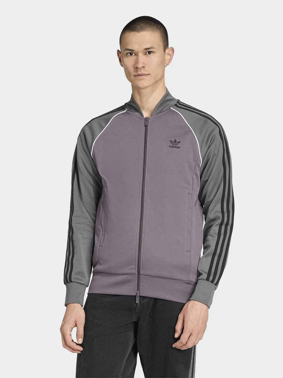 Adidas felpa grigio