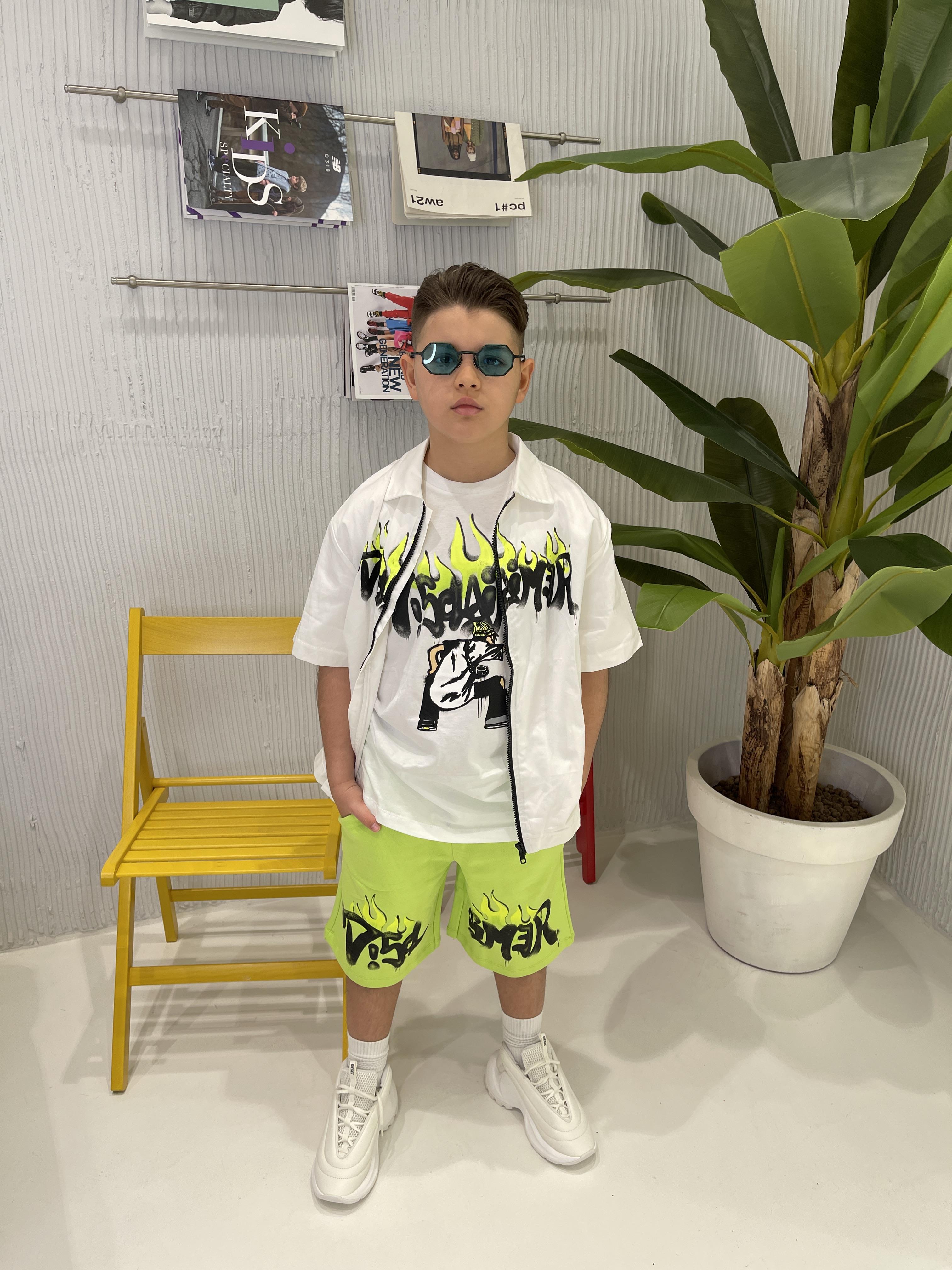 Disclaimer bermuda kids verde