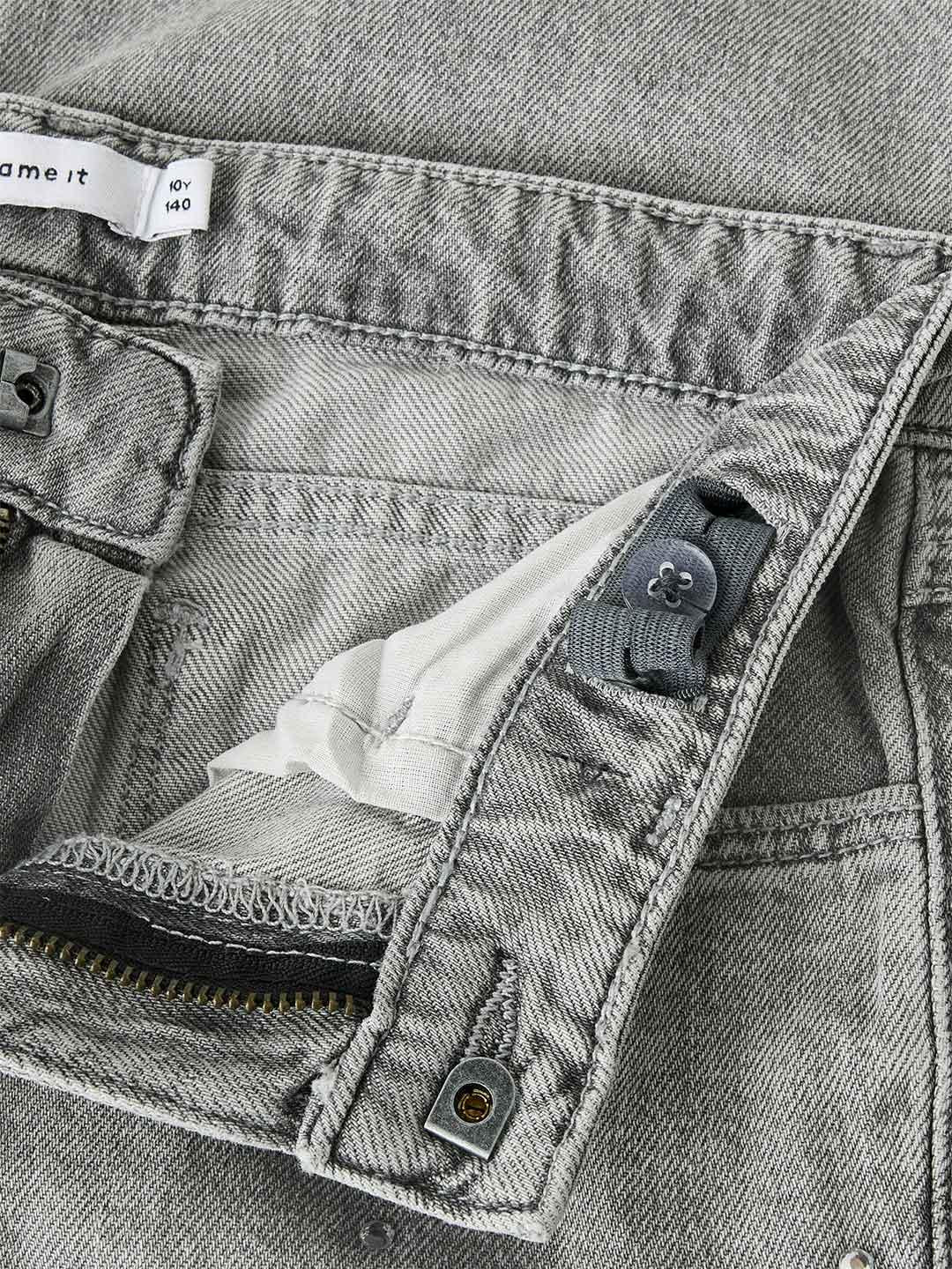 Name It jeans kids grigio con strass