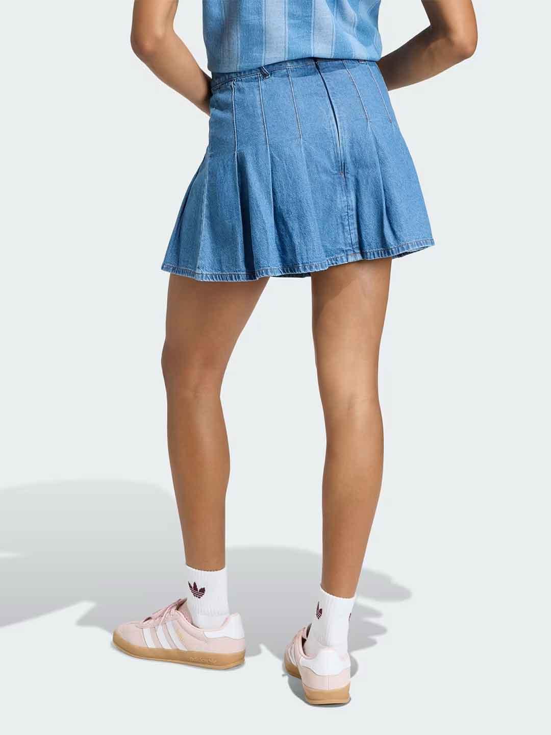 Adidas gonna in jeans corta