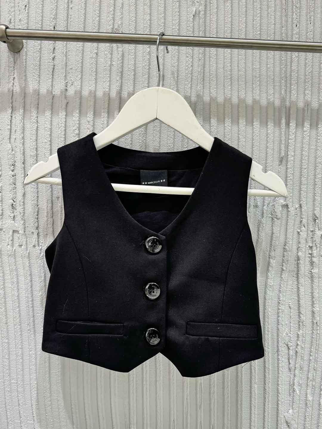 Marc Ellis gilet kids nero