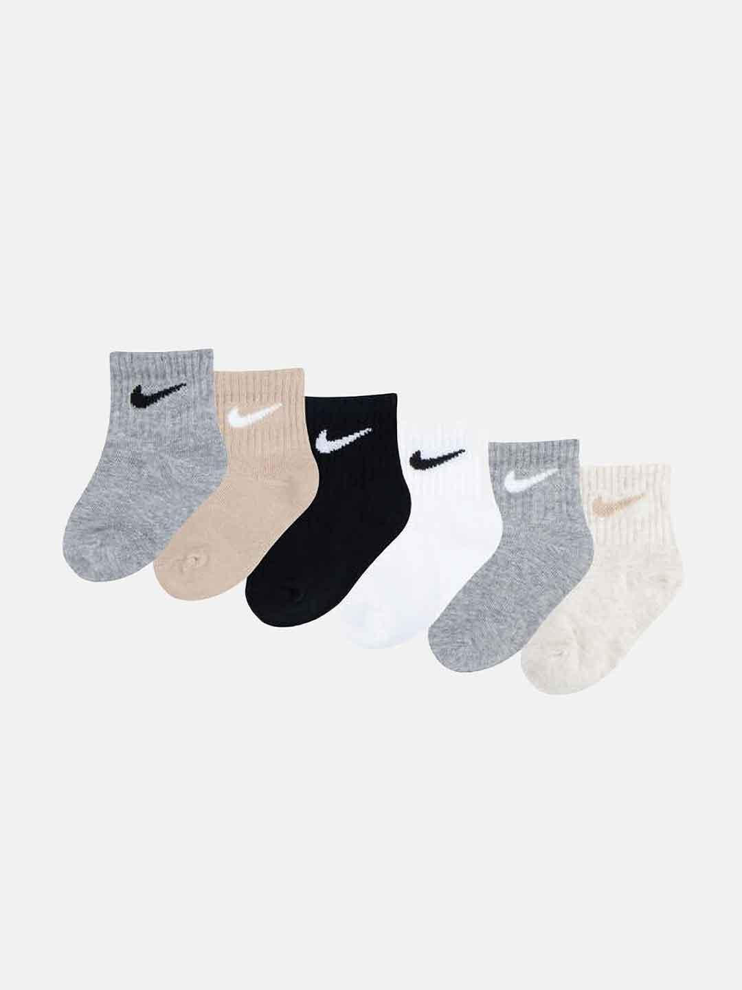 Nike calzini kids bianco set da 6 paia<BR/>