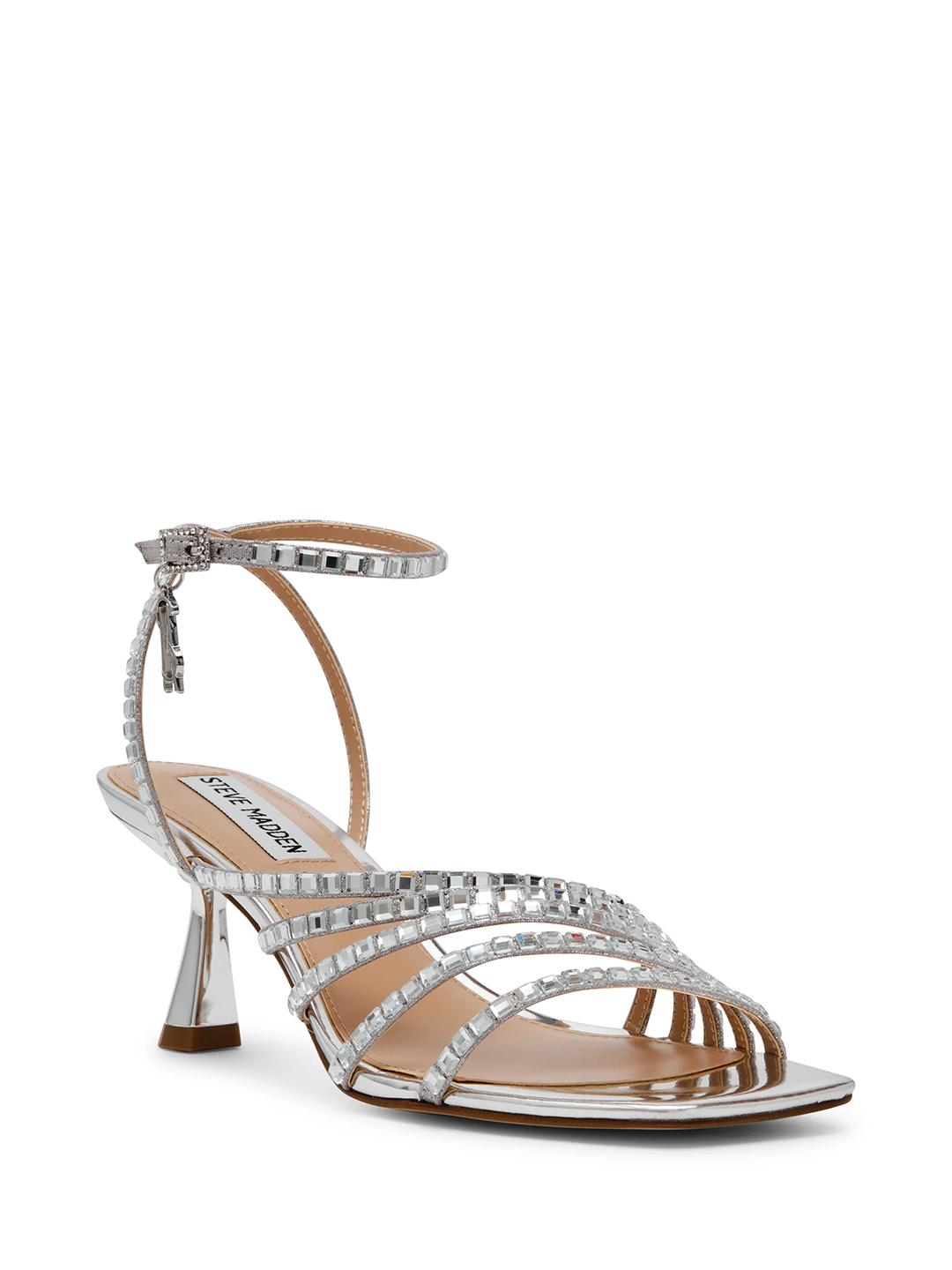 Steve Madden Alarah sandali argento con strass
