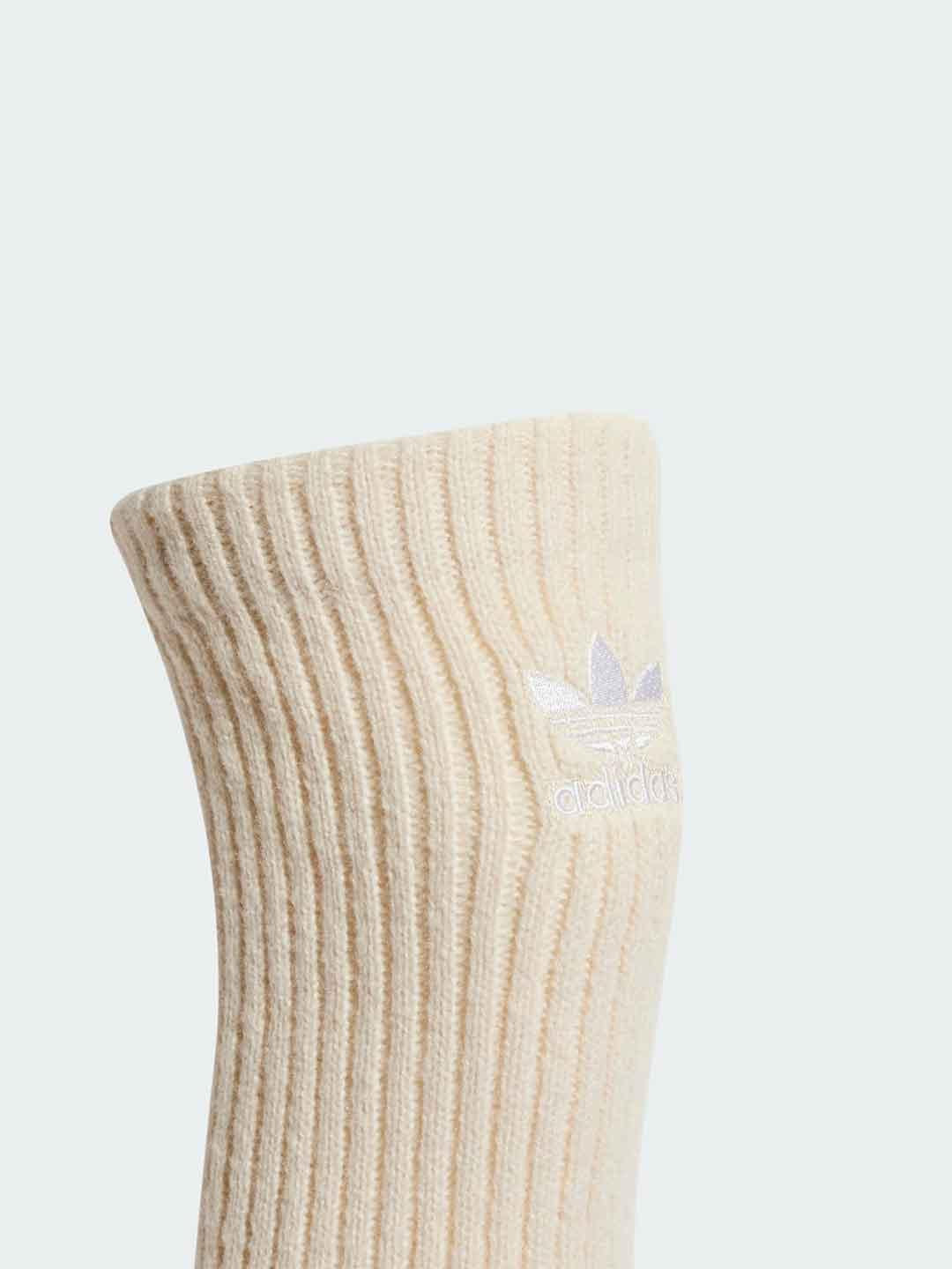 Adidas calzini scaldamuscoli panna