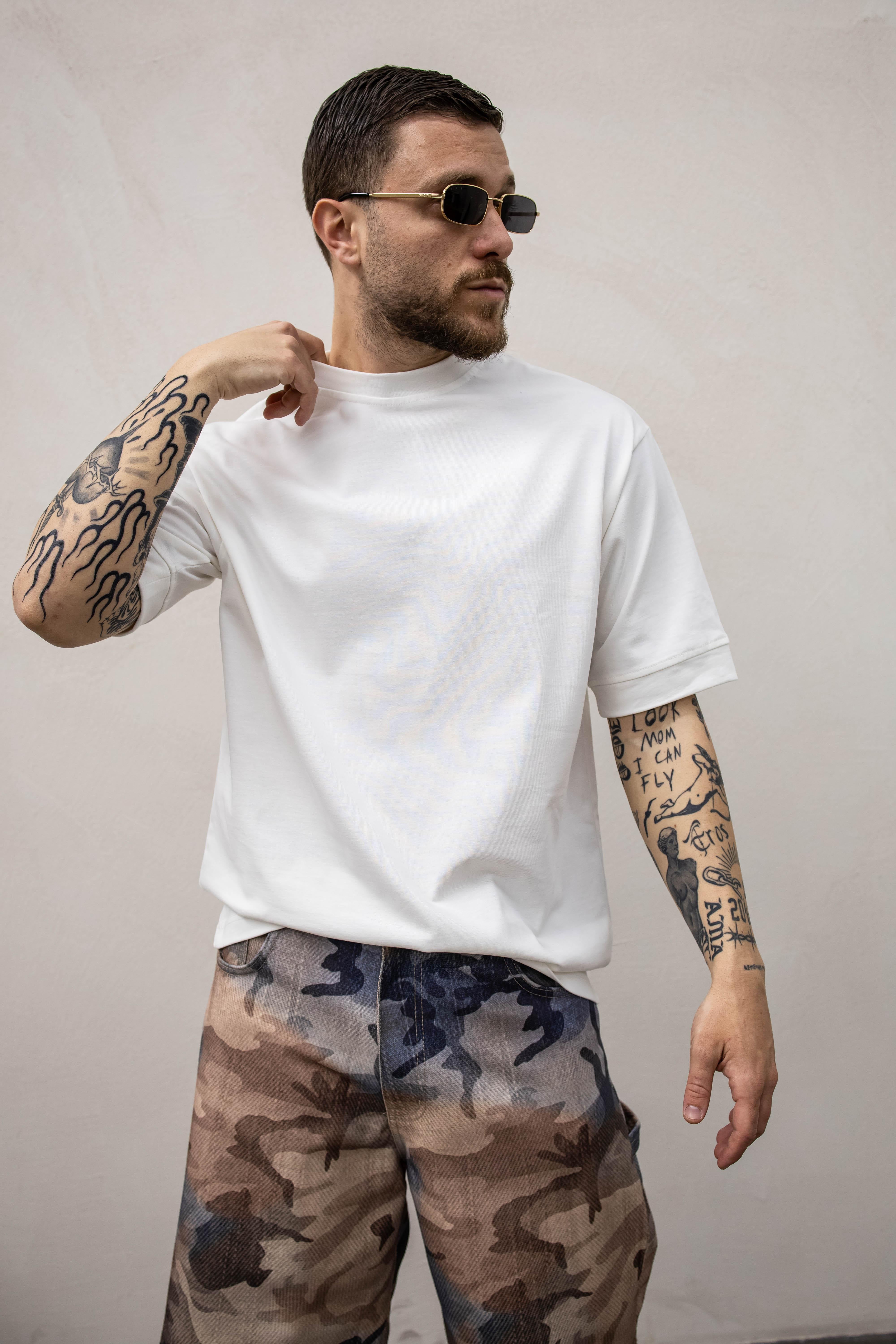 Present Day bermuda beige mimetico