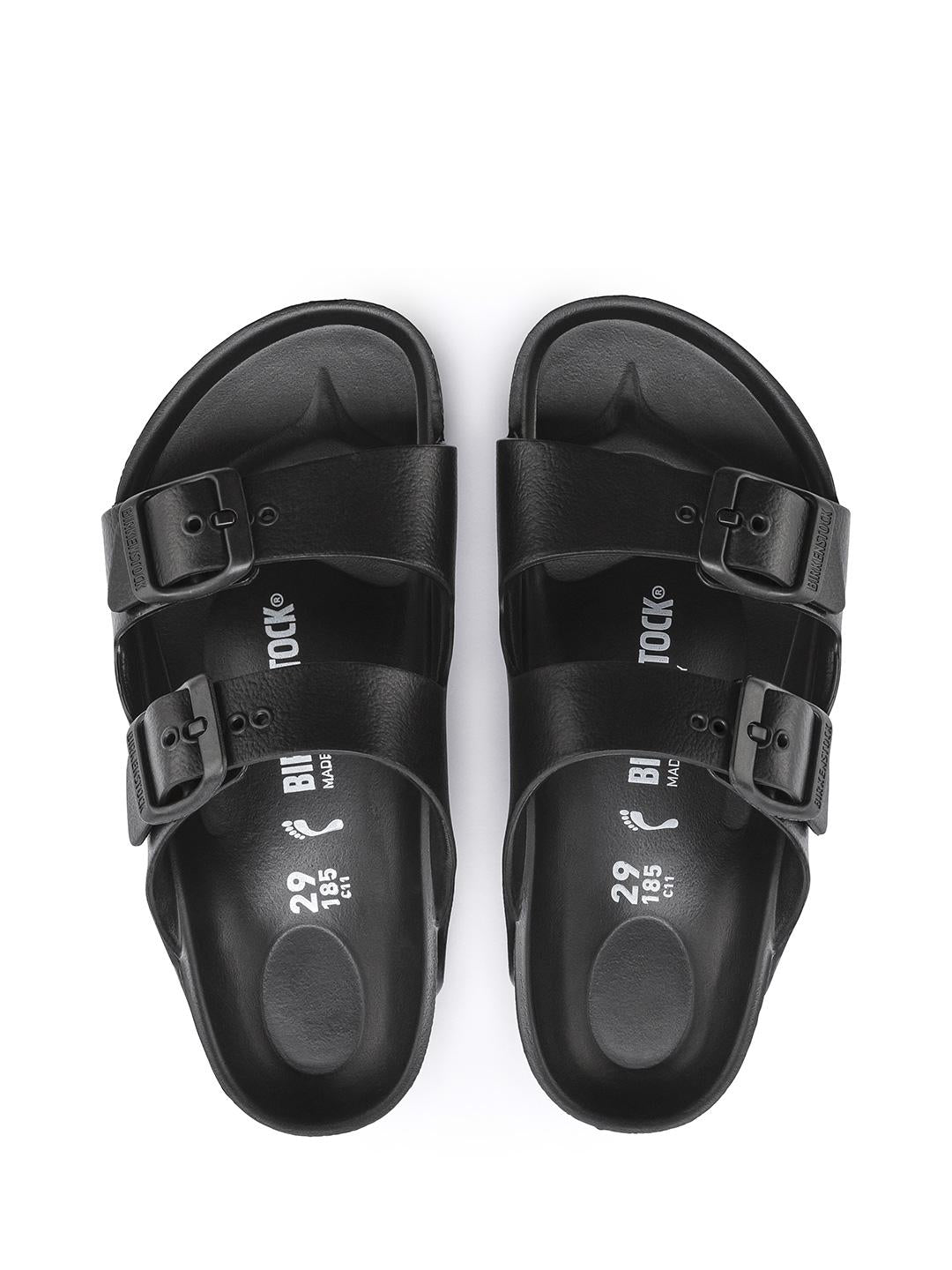 Birkenstock Arizona Eva sandali kids nero in gomma