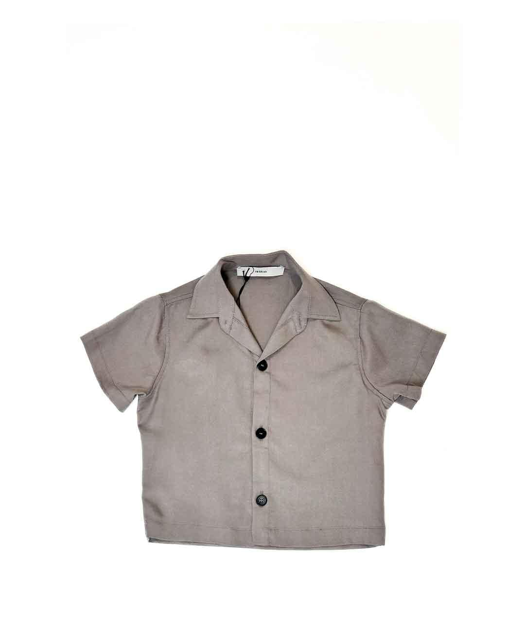 I'm Brian camicia kids grigio mezza manica
