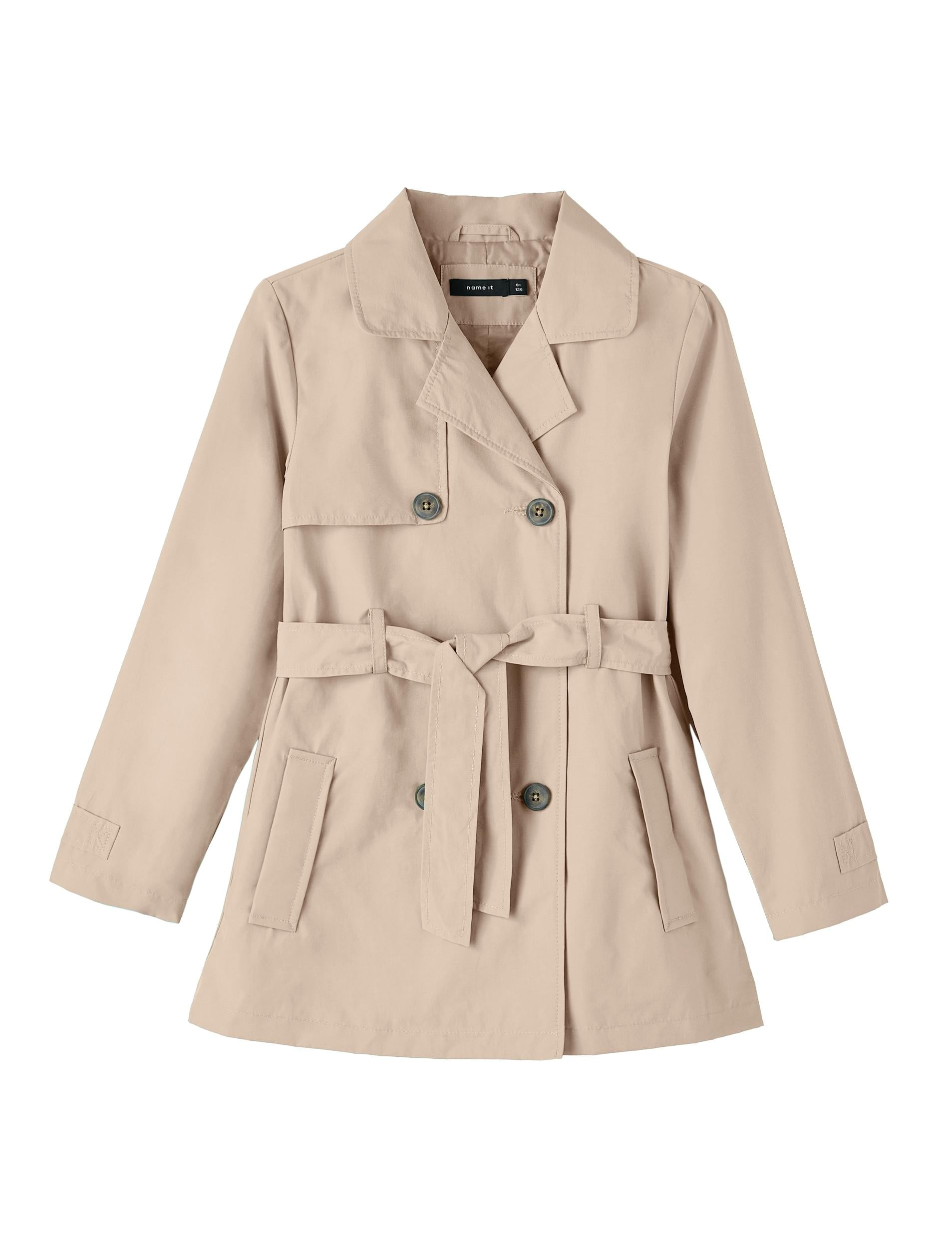 Name It trench kids beige con cintura