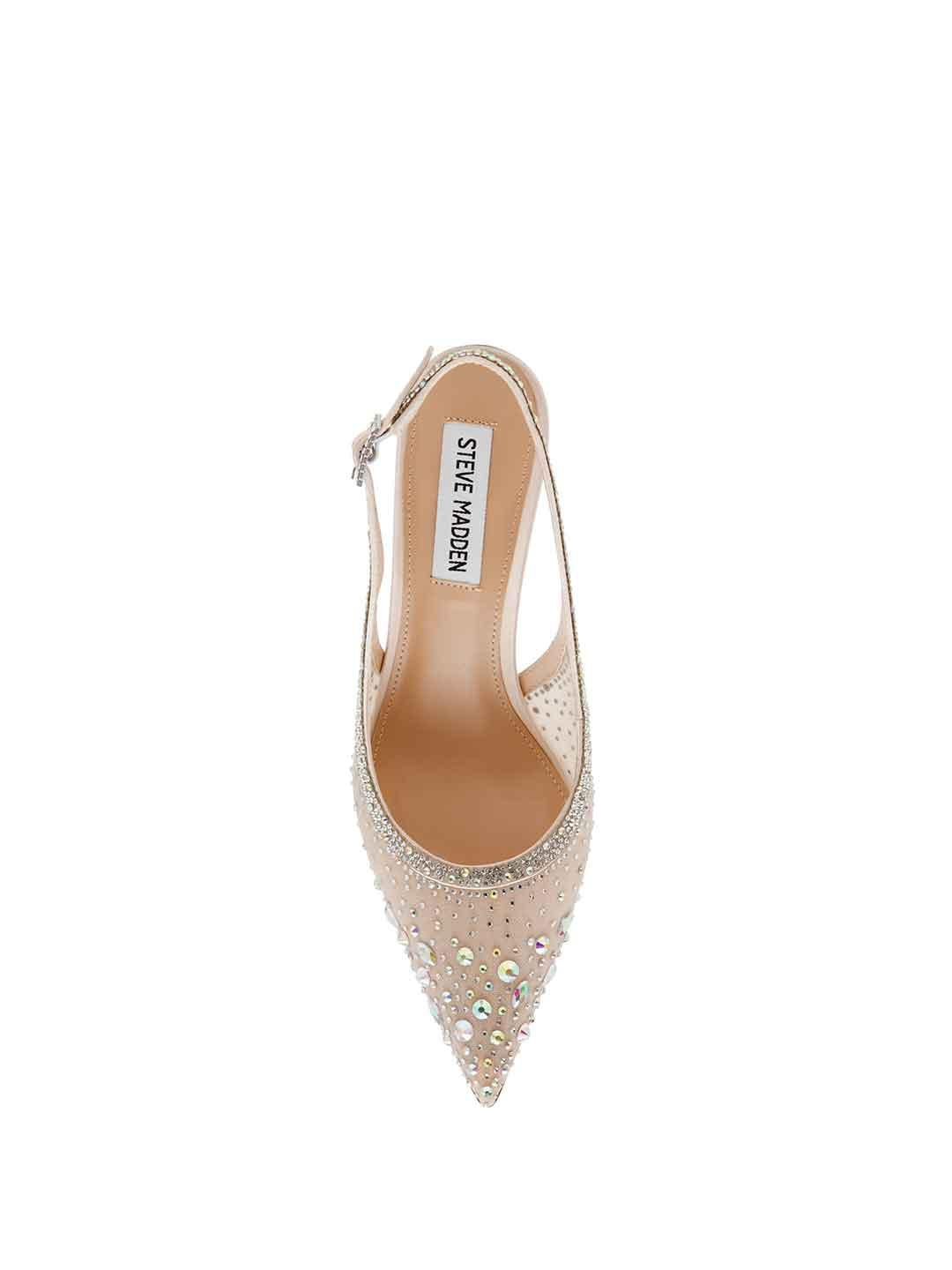 Steve Madden Vero decolletè beige con strass