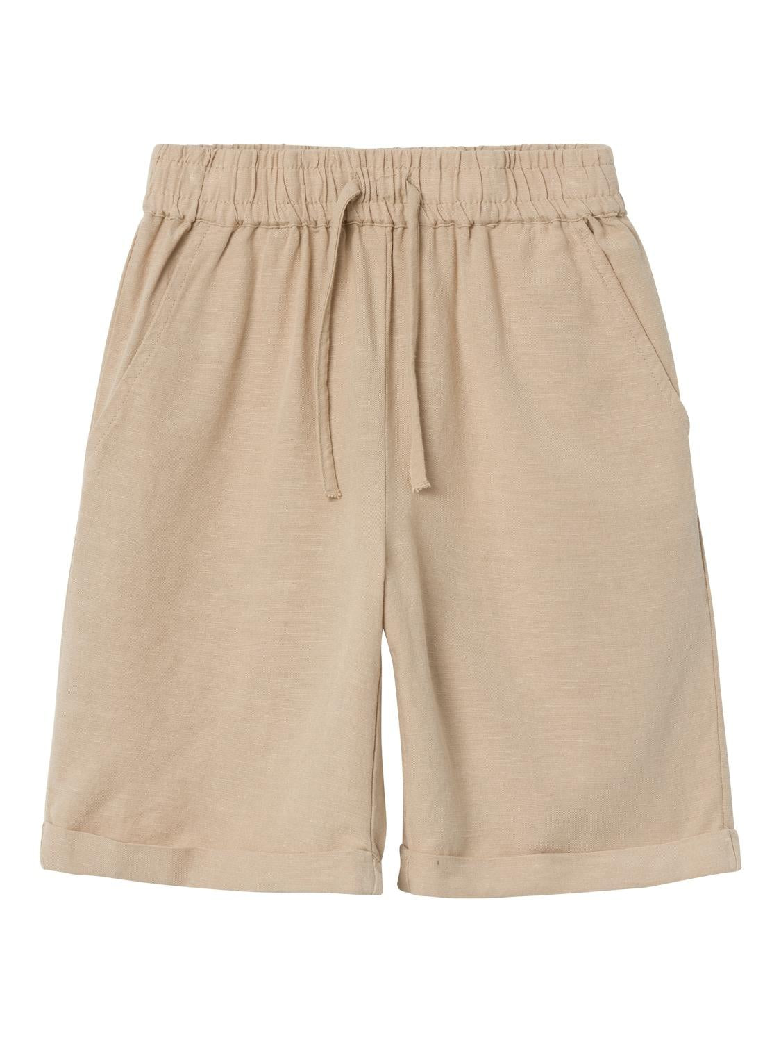 Name It bermuda kids beige con coulisse