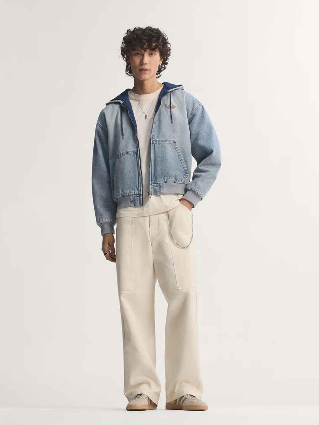Adidas giubbino in jeans