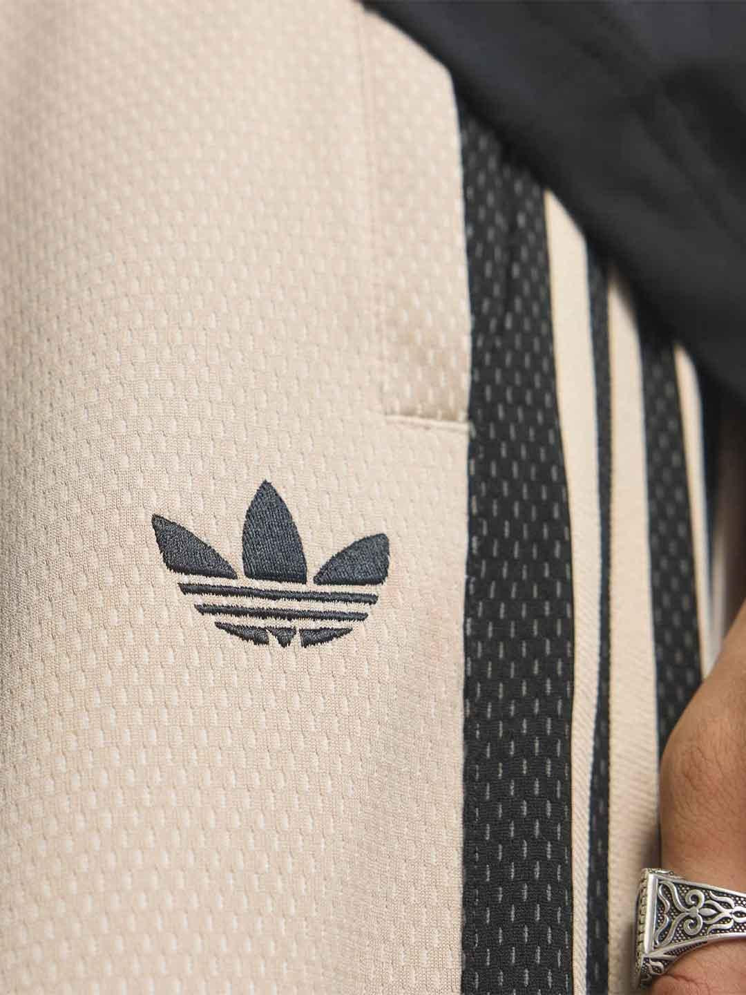 Adidas pantalone beige a rete
