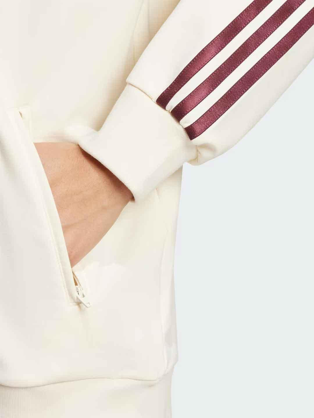 Adidas felpa panna e bordeaux