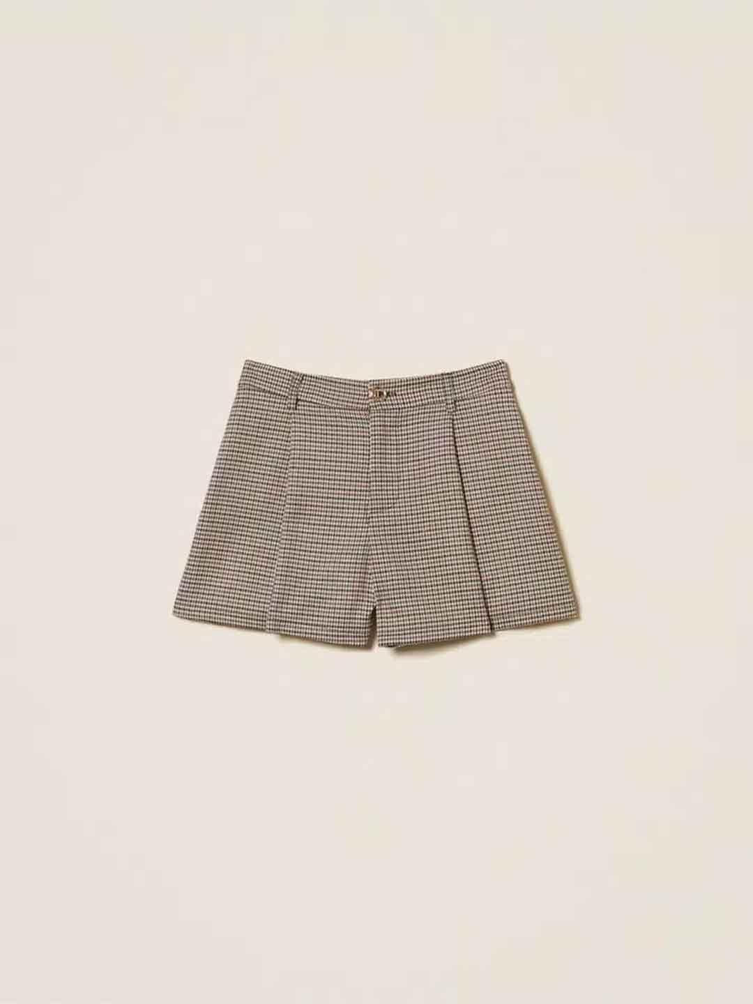 Twinset shorts kids a fantasia in pied-de-poule