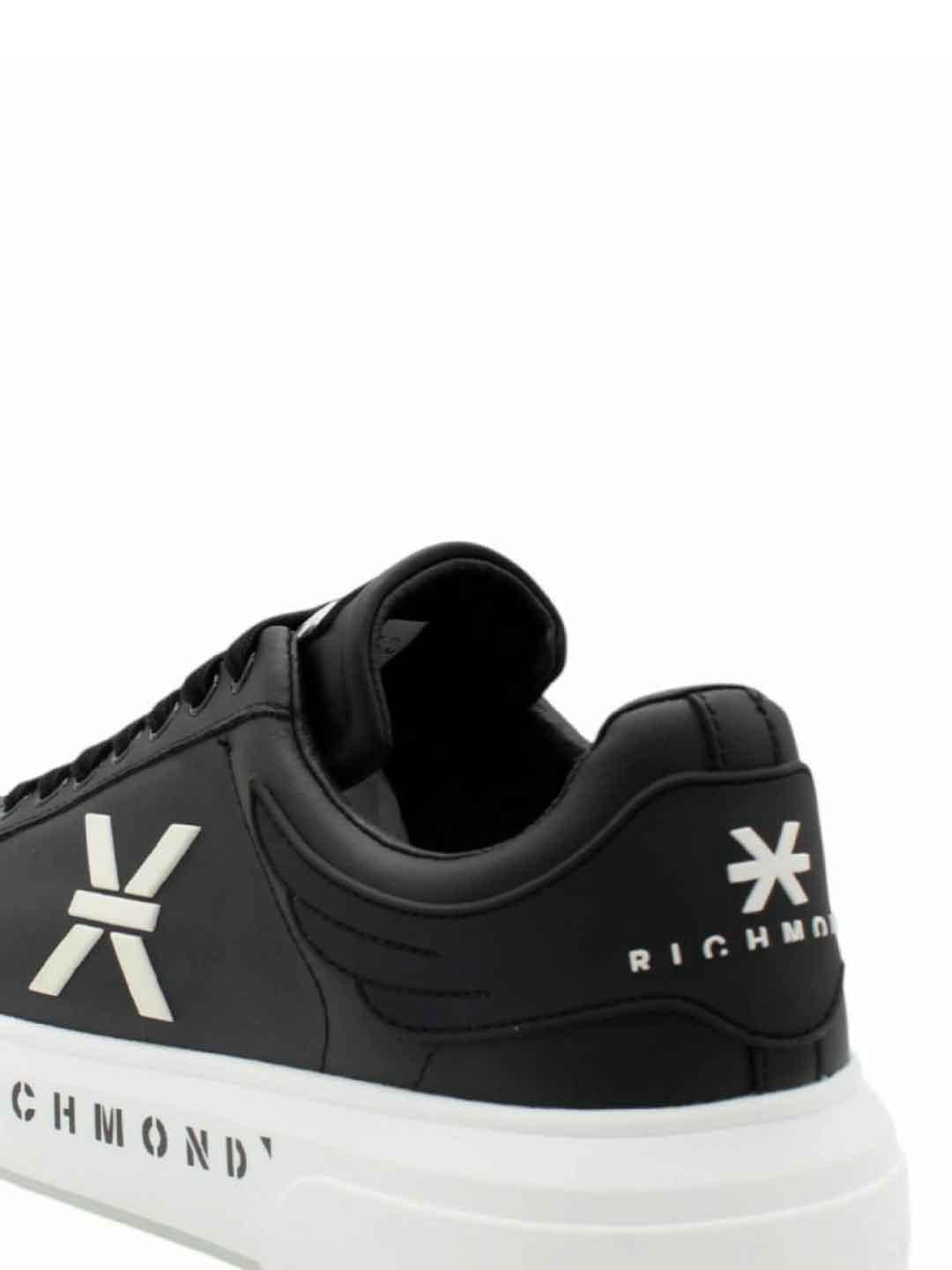 John Richmond 29103 CPB sneakers nero con logo bianco