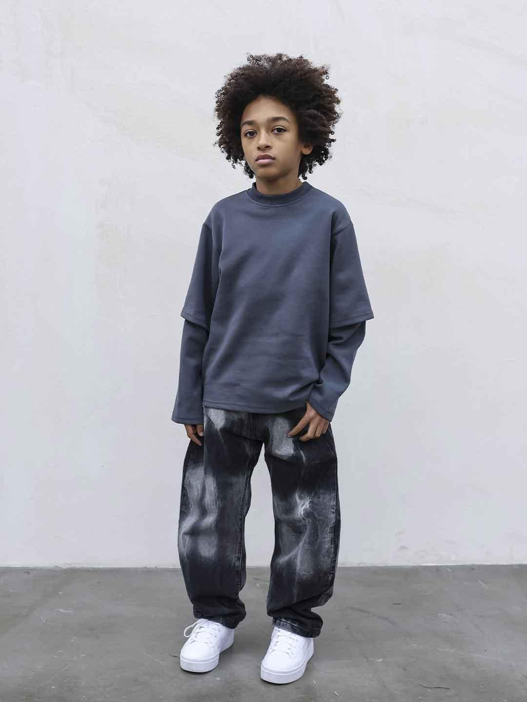 Present Day jeans kids nero