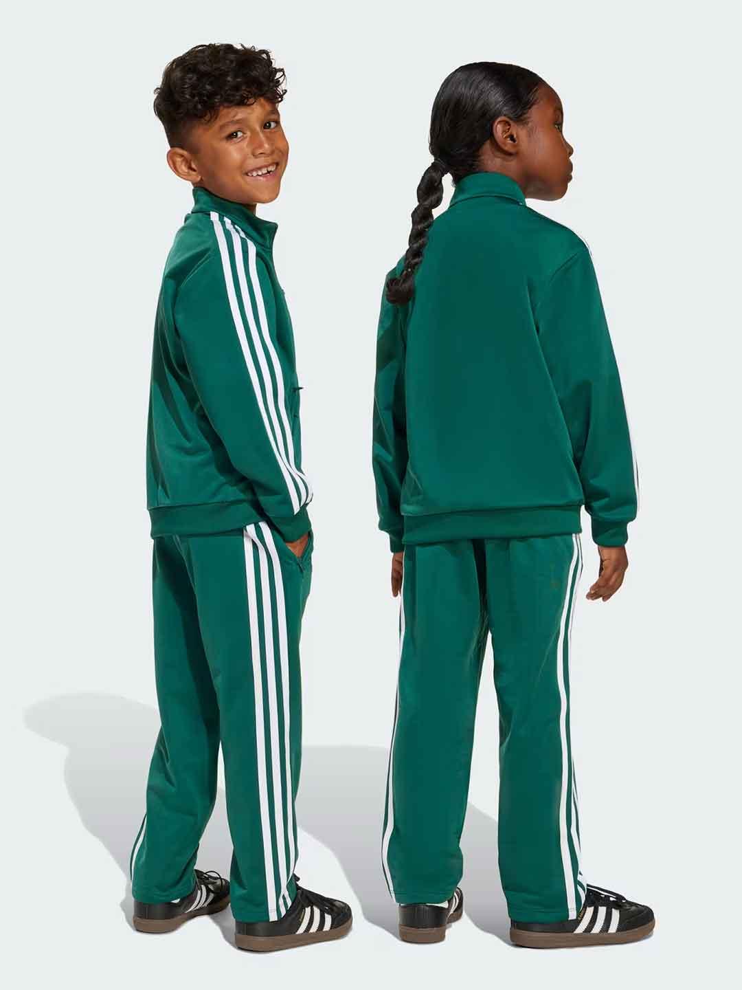 Adidas Firebird coordinato kids verde