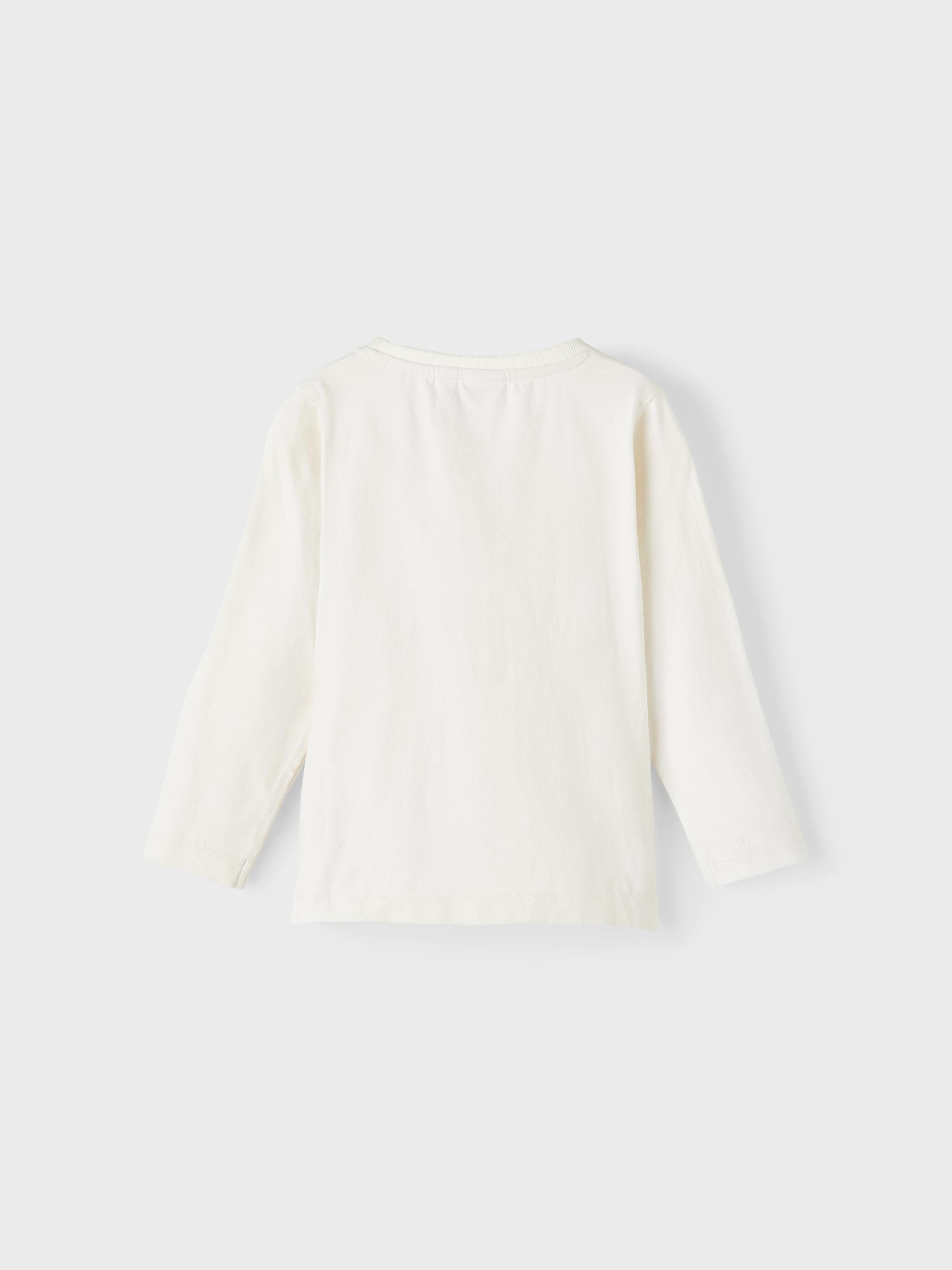 Name It maglia kids bianco con cuore in jeans