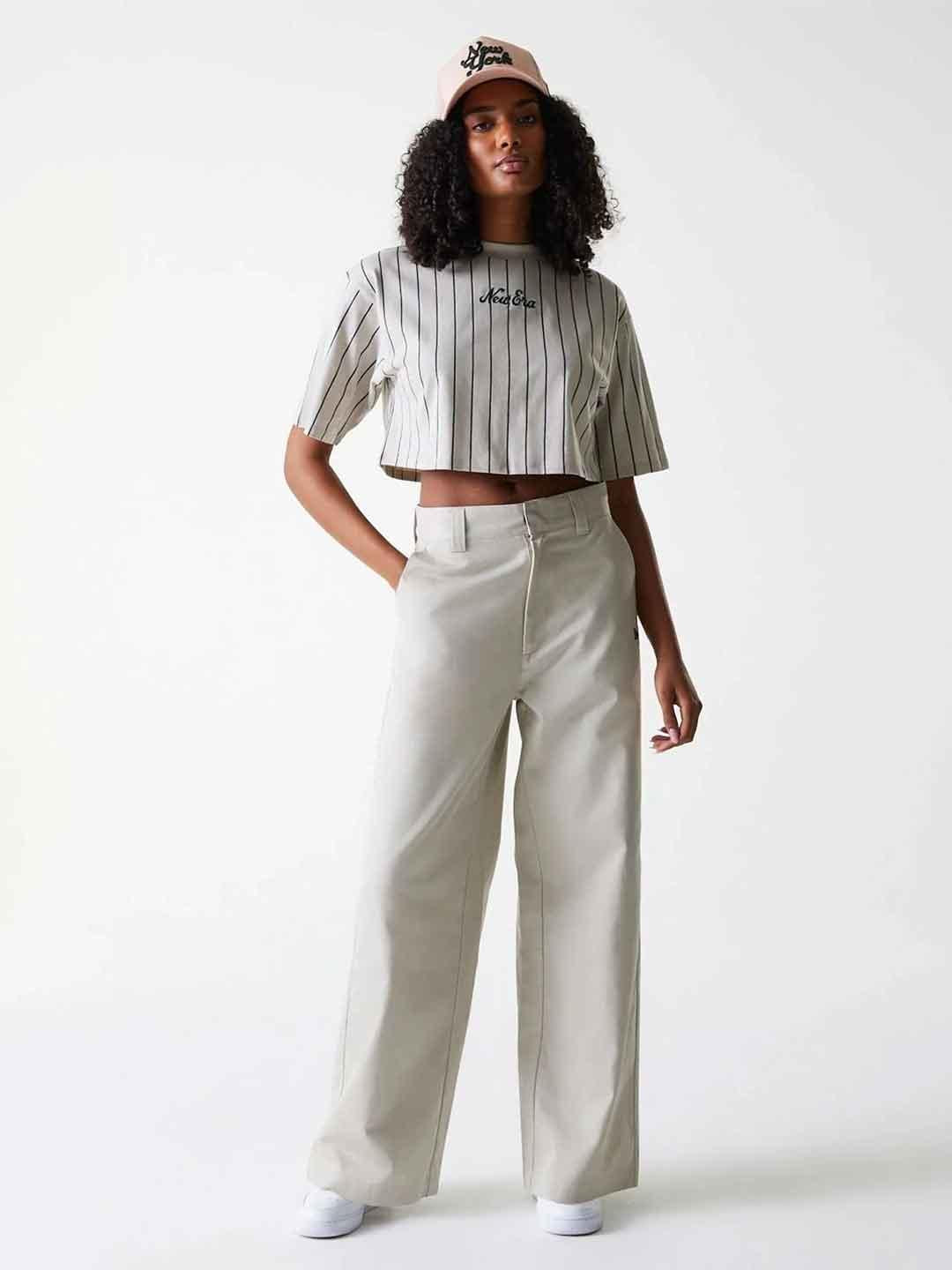 New Era pantalone beige