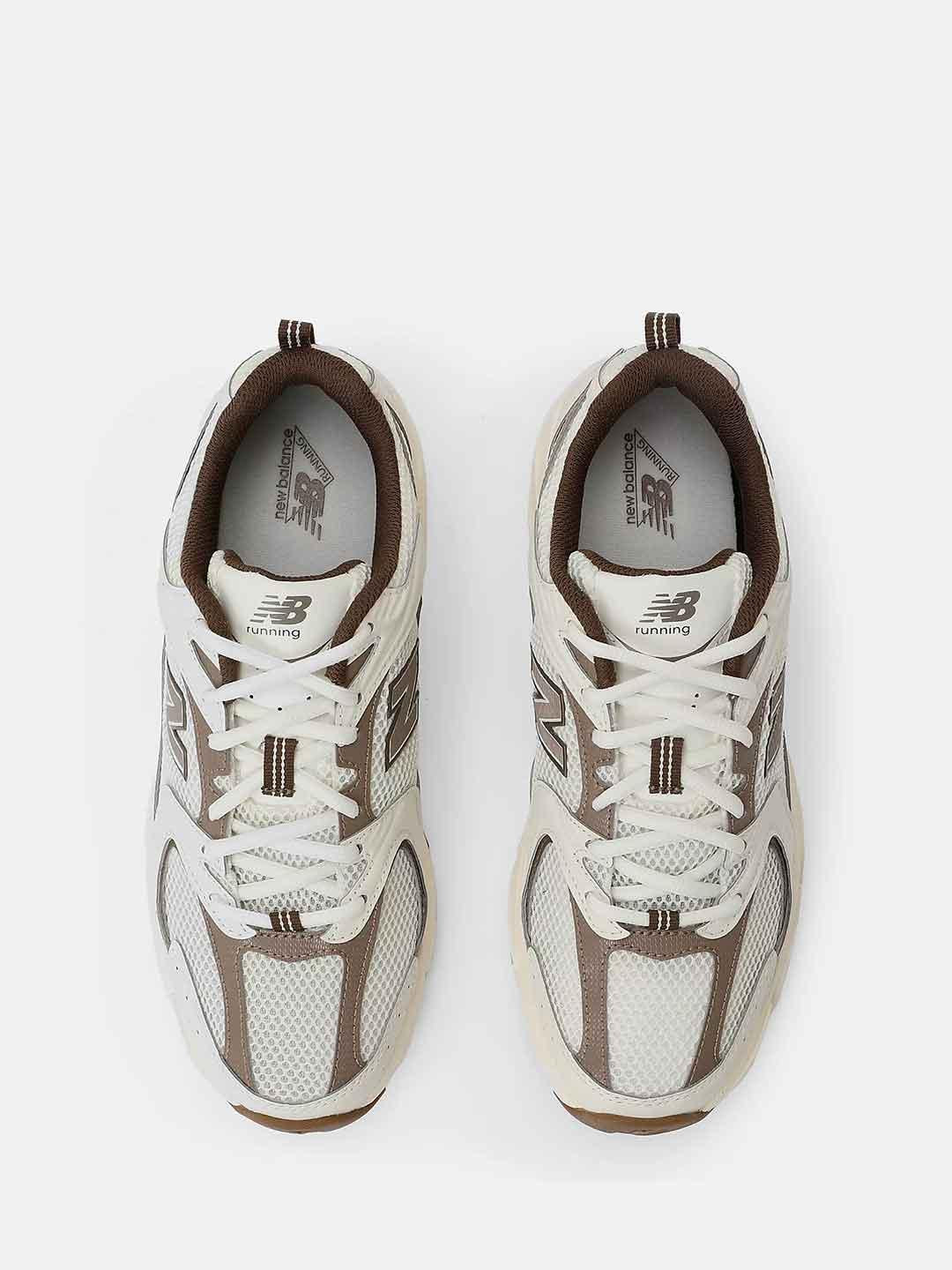 New Balance 530 sneakers panna e marrone