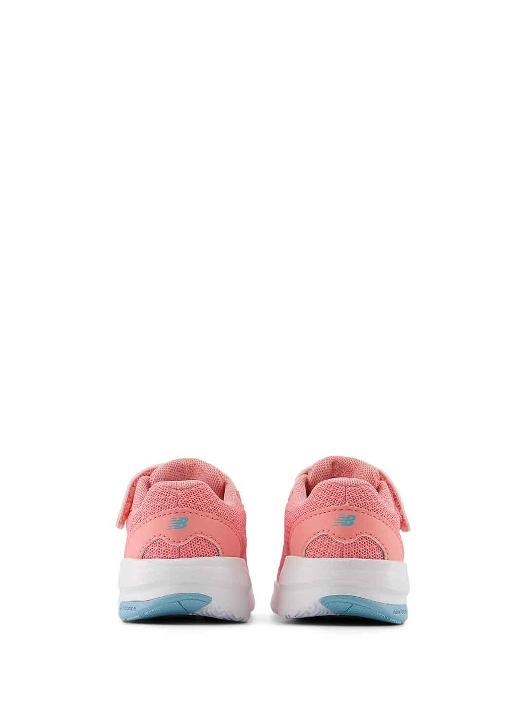 New Balance 578 sneakers kids rosa con logo celeste