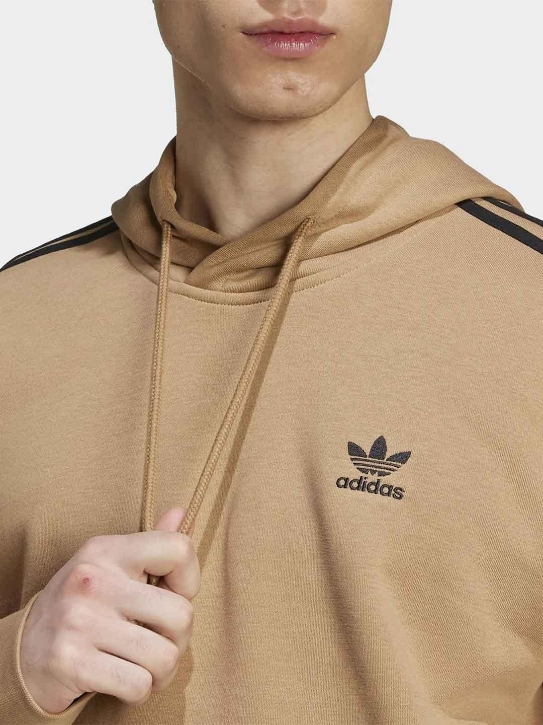Adidas felpa cuoio con cappuccio