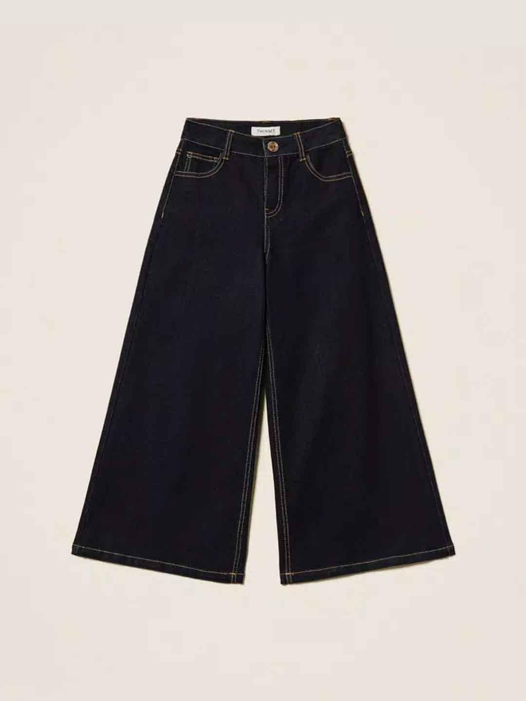 Twinset jeans kids blu palazzo