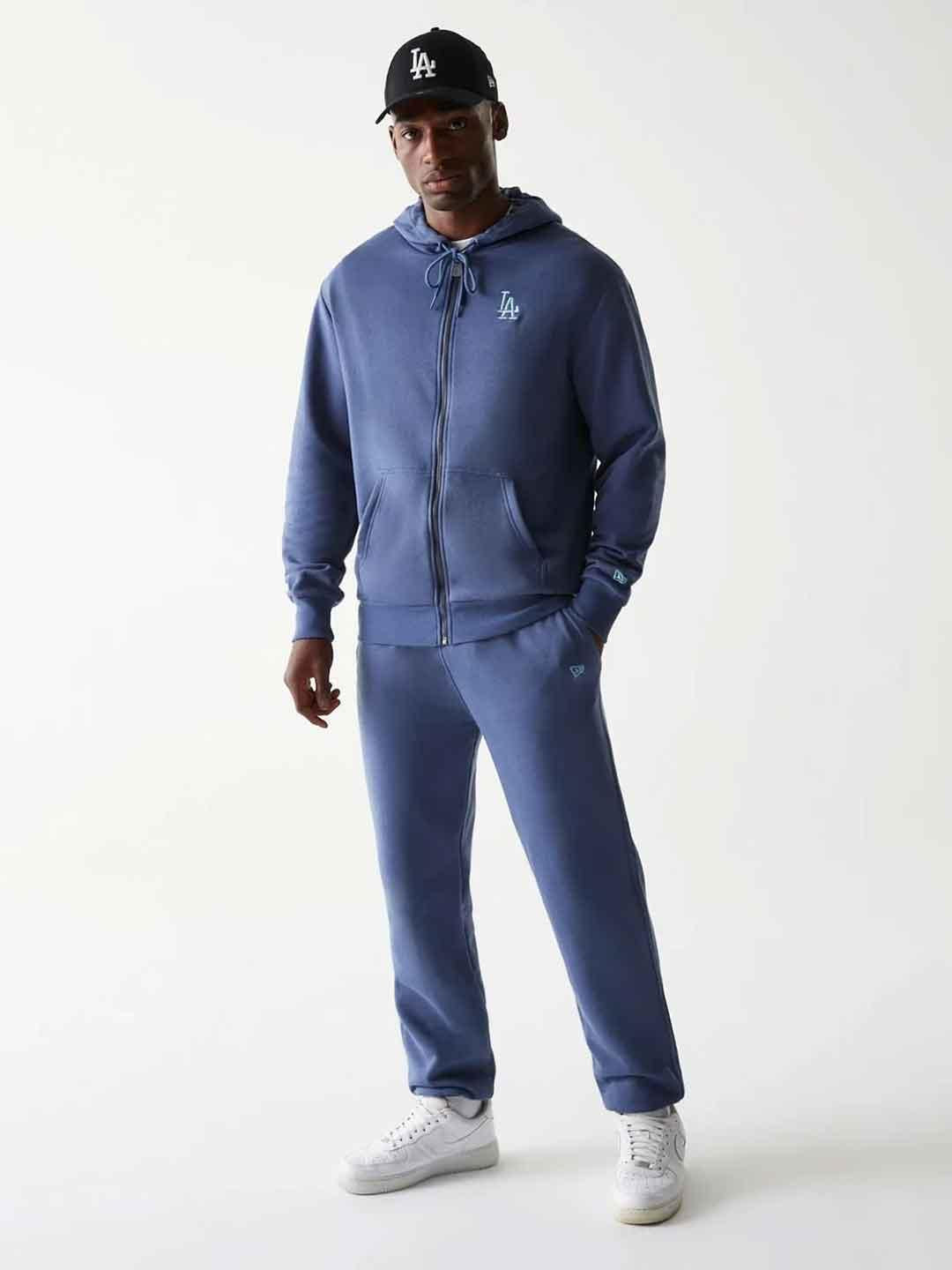 New Era pantalone blu LA con logo azzurro