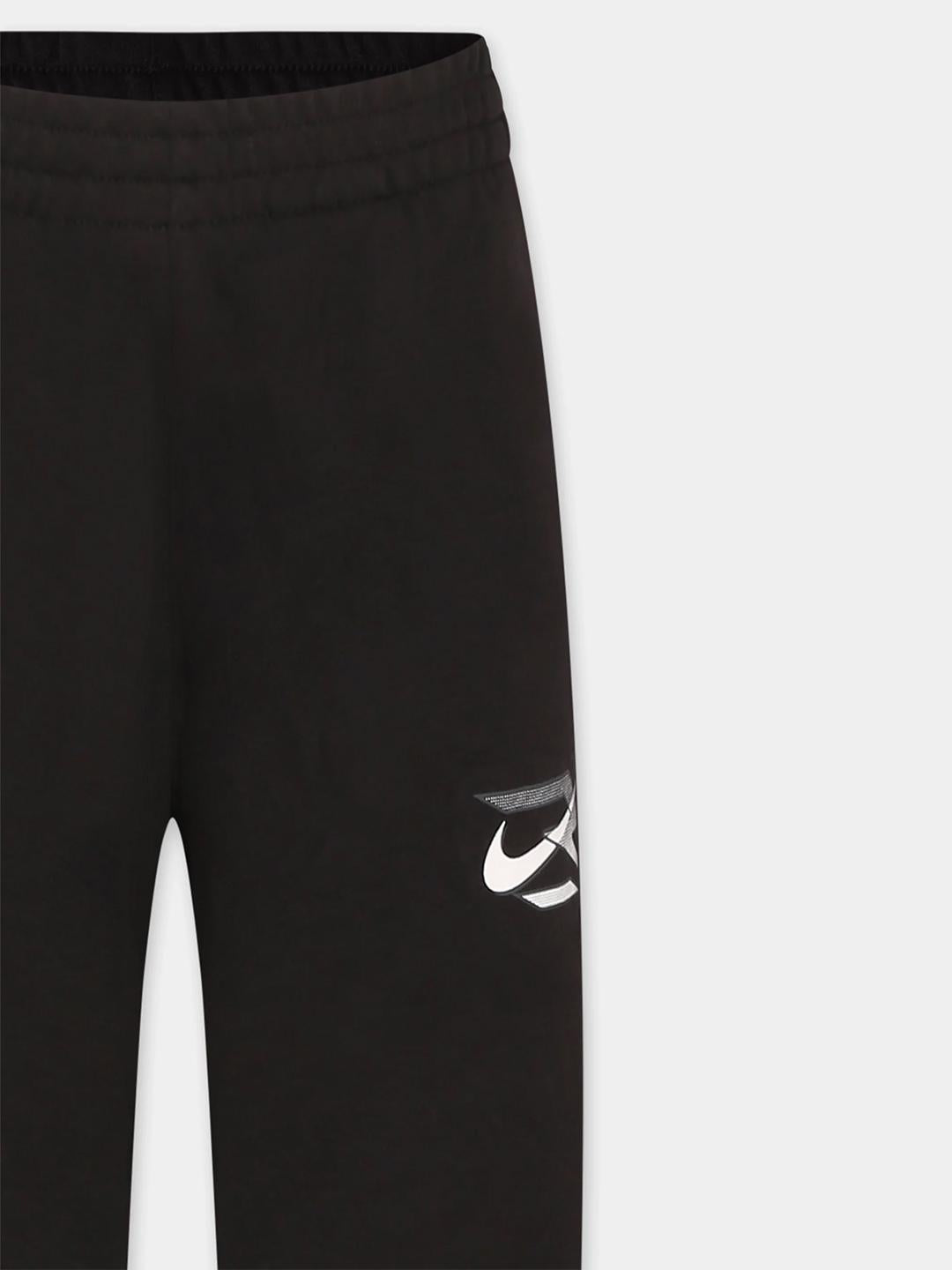 Nike pantaloni kids nero con logo