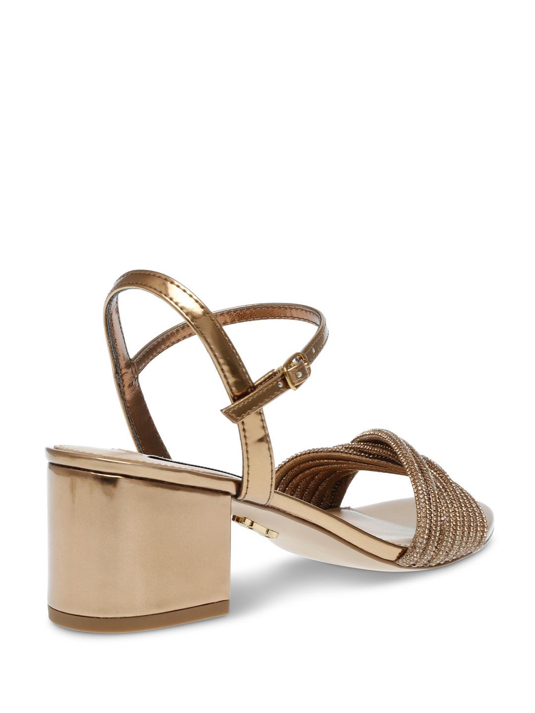 Steve Madden Ismeria bronzo con strass
