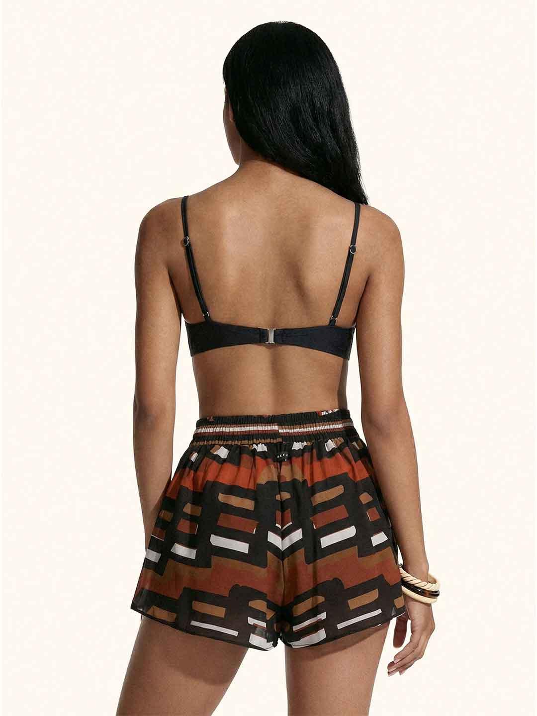 Me Fui shorts a fantasia azteco