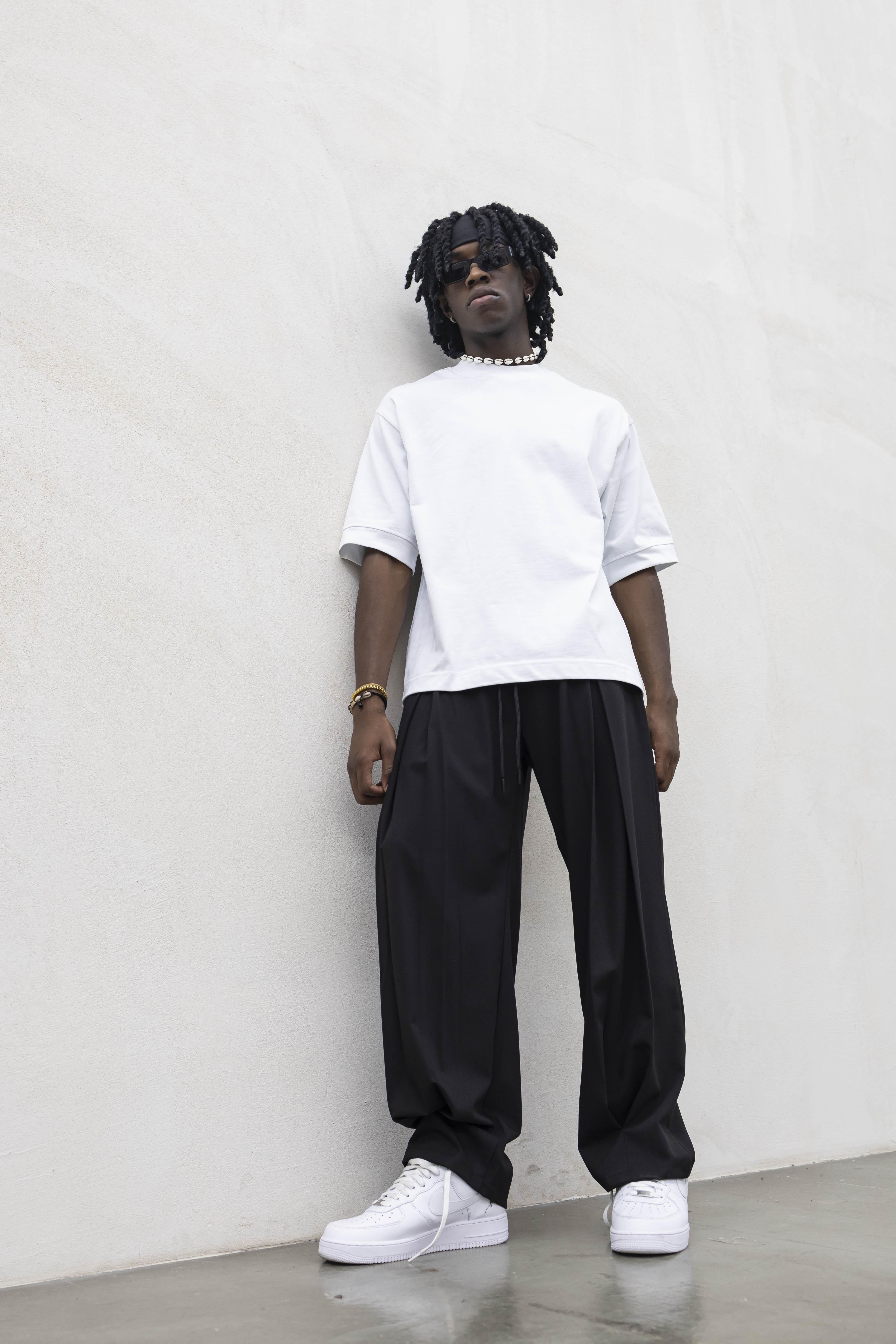 Tokyo pantaloni nero con deep pences
