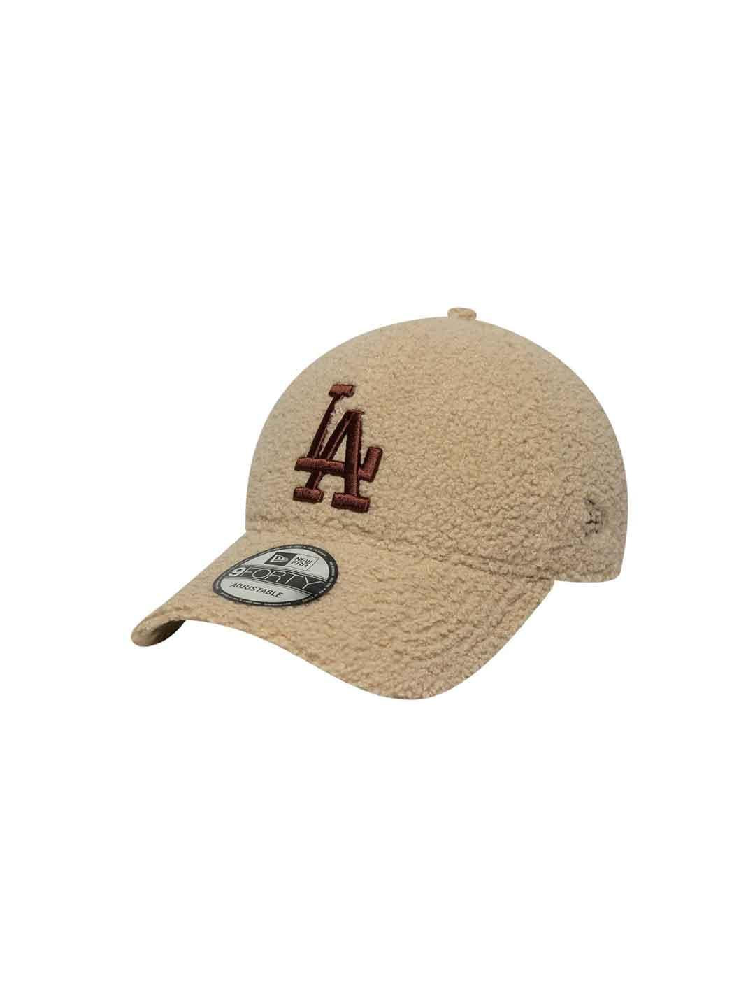 New Era 9FORTY cappello beige in teddy