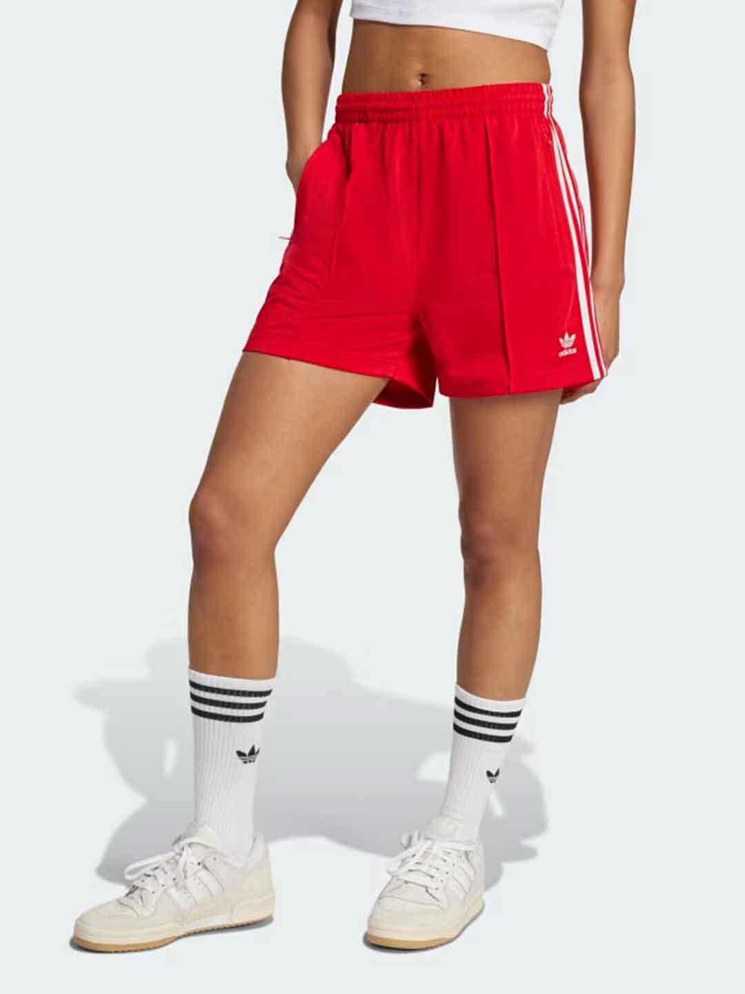 Adidas shorts rosso